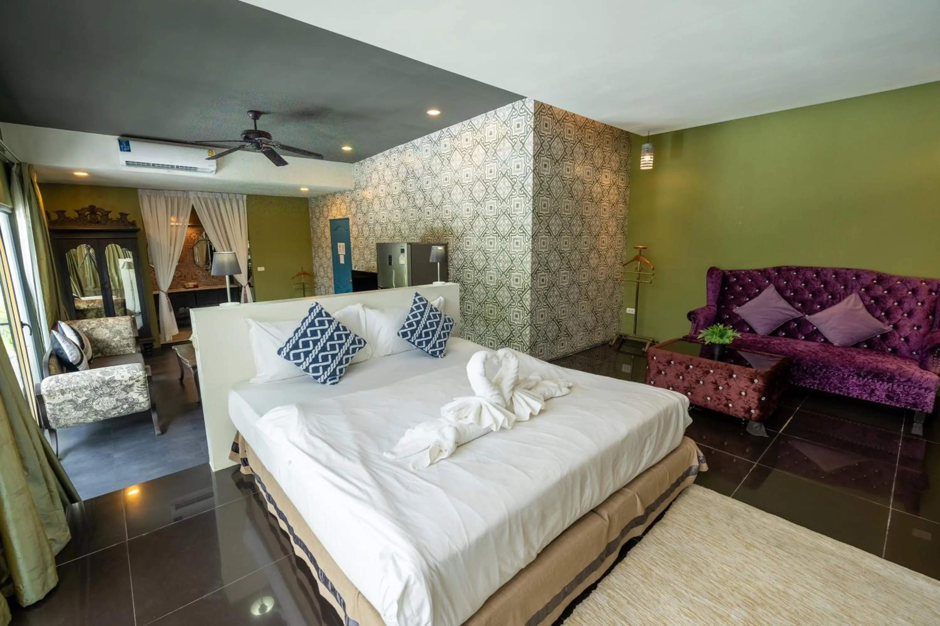 Bed in See Sea Villa Phuket SHA
