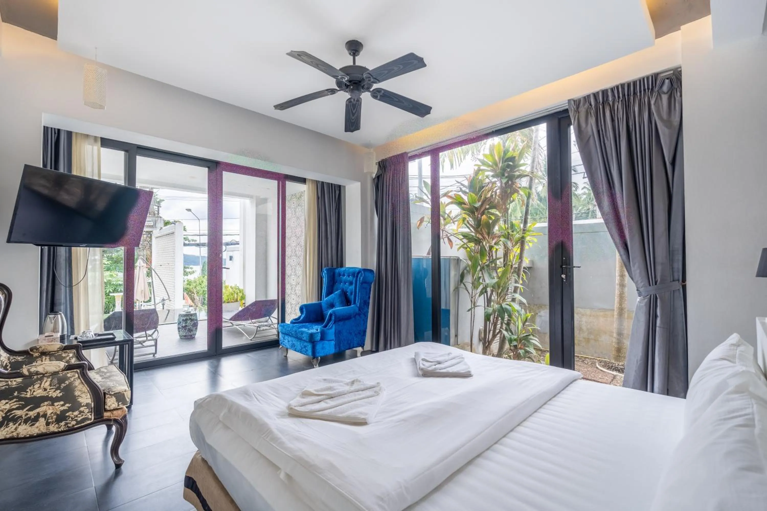 Bed in See Sea Villa Phuket SHA