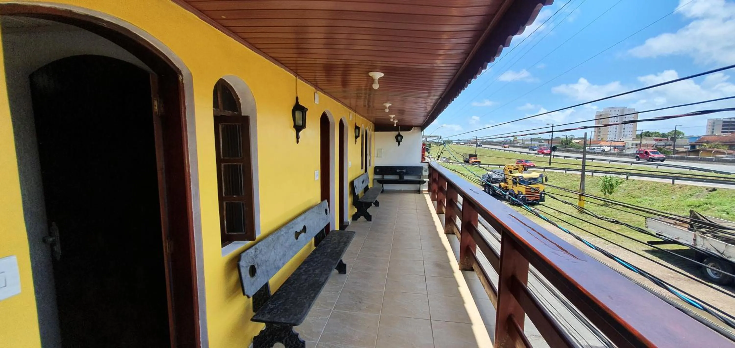 Quadruple Room with Balcony in Pousada Fonseca