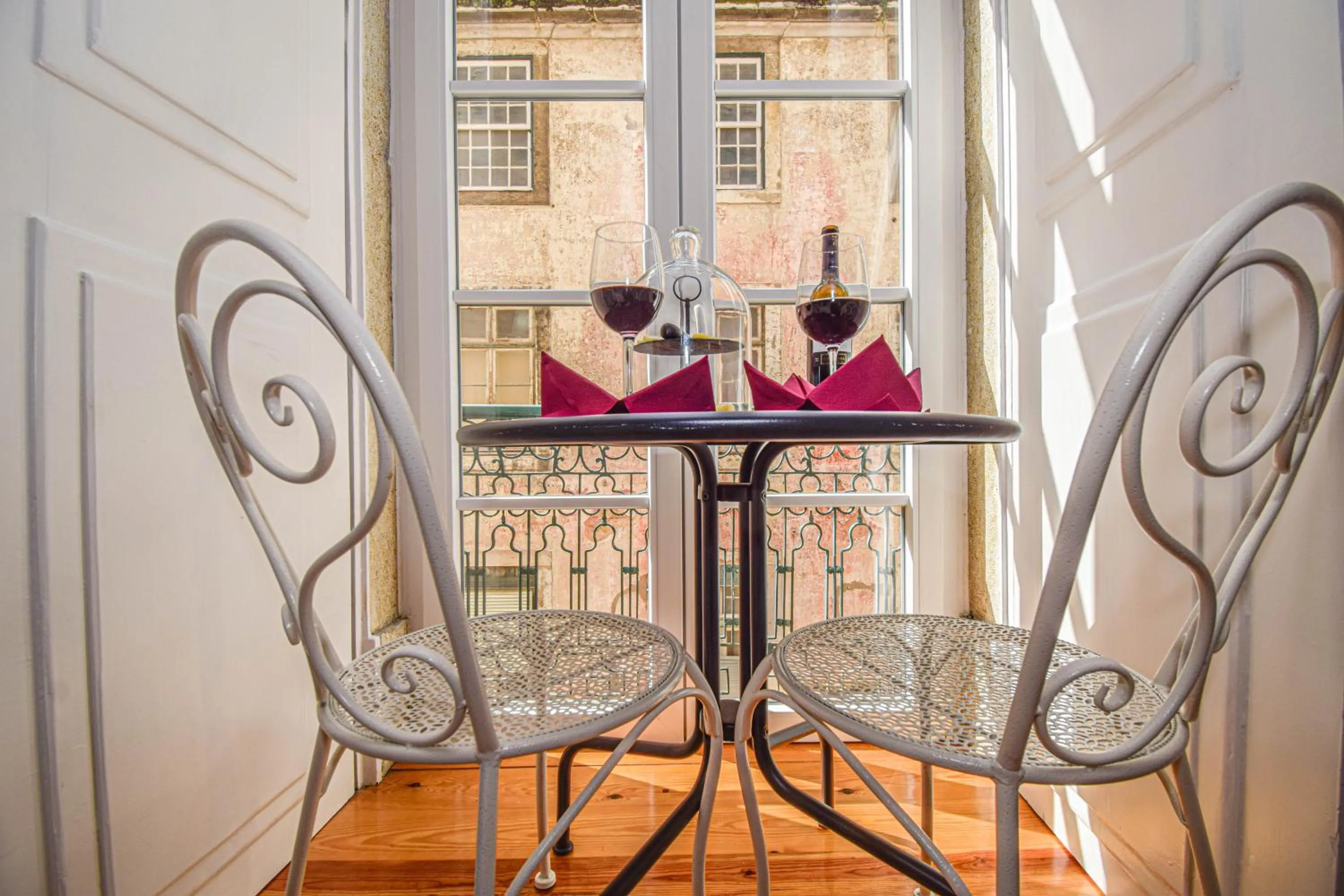 Balcony/Terrace in B in B Lisbon Downtown Suites