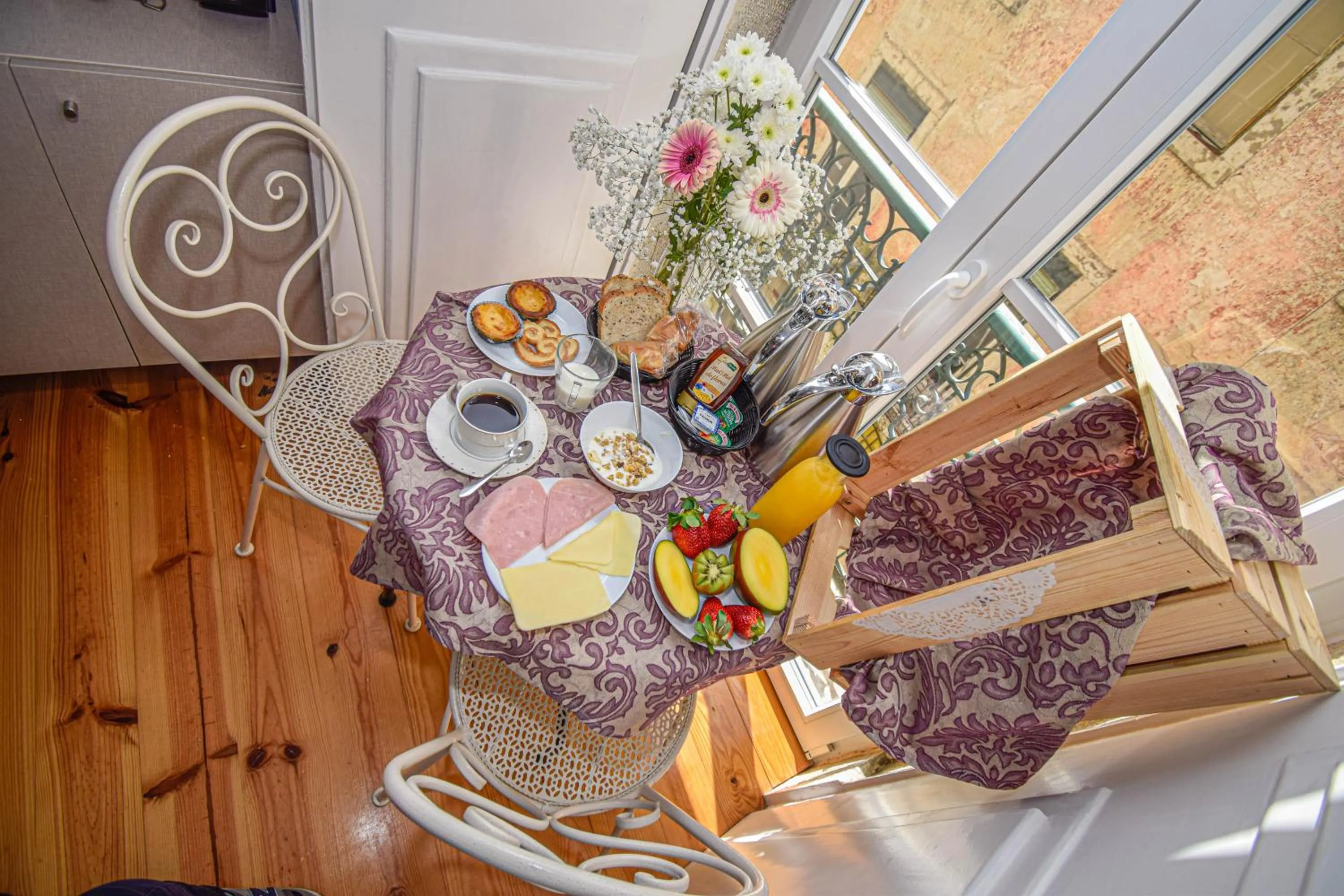 Continental breakfast in B in B Lisbon Downtown Suites