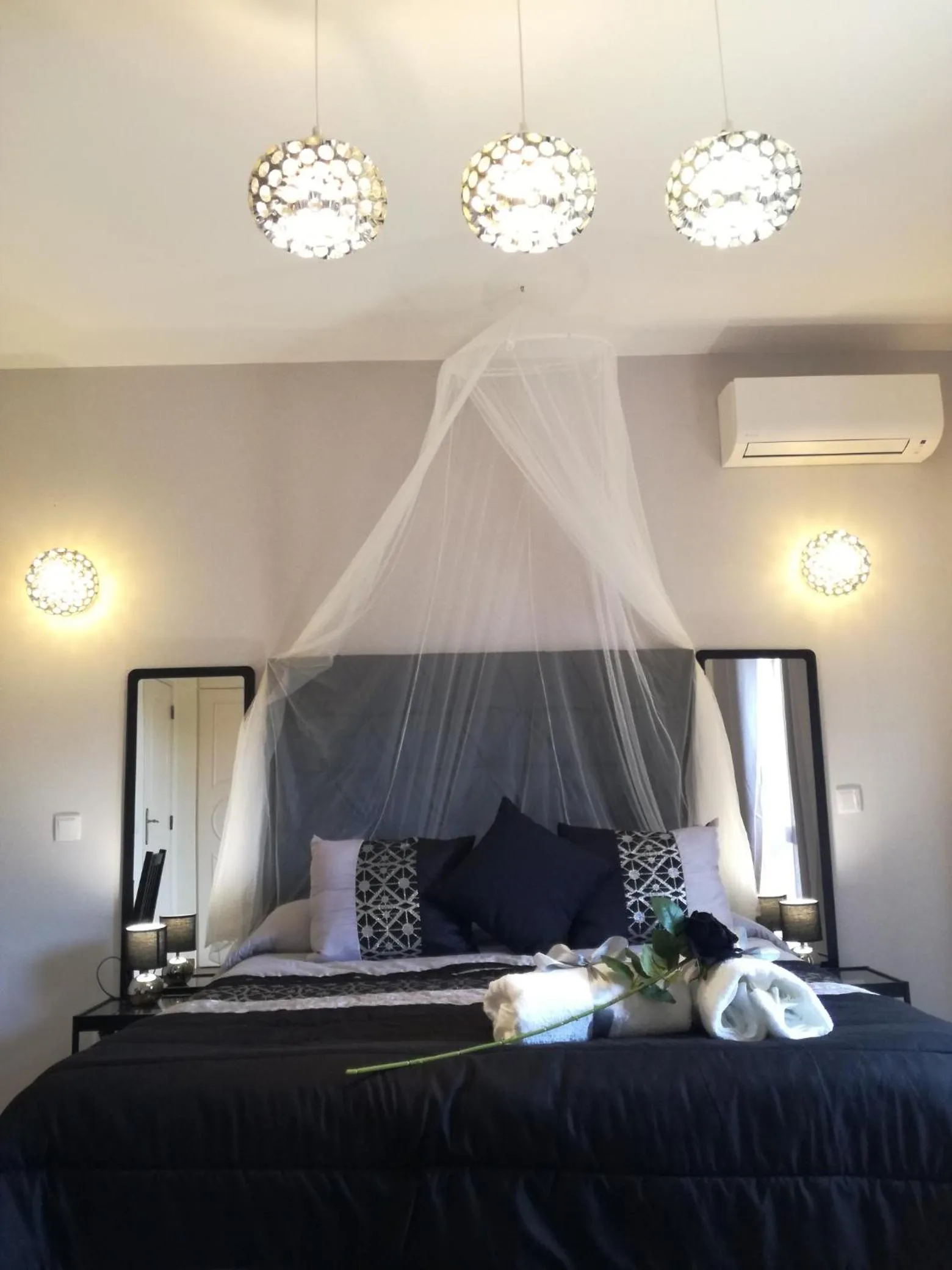 Bed in Sensations Guesthouse