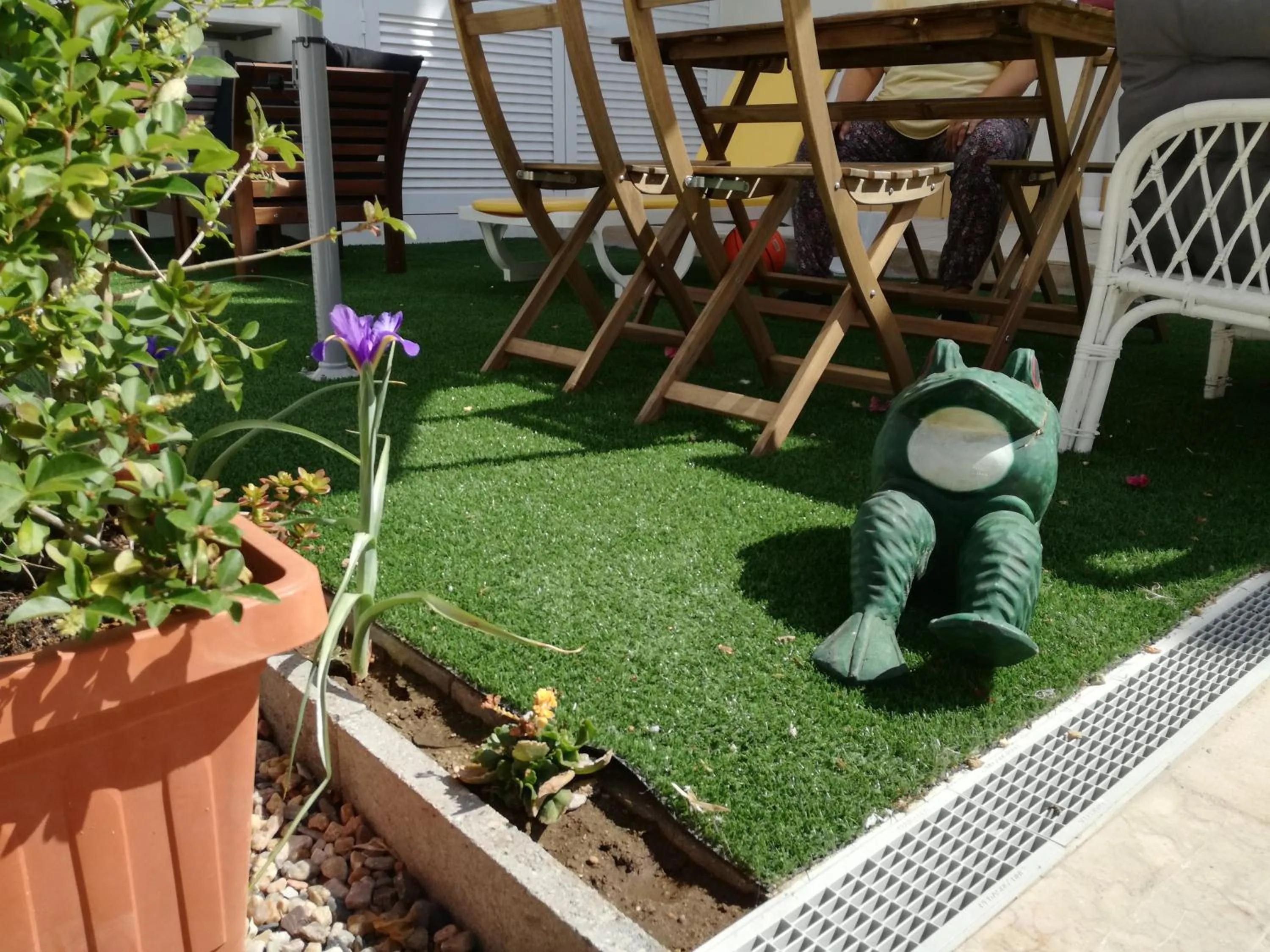 Garden view in Sensations Guesthouse