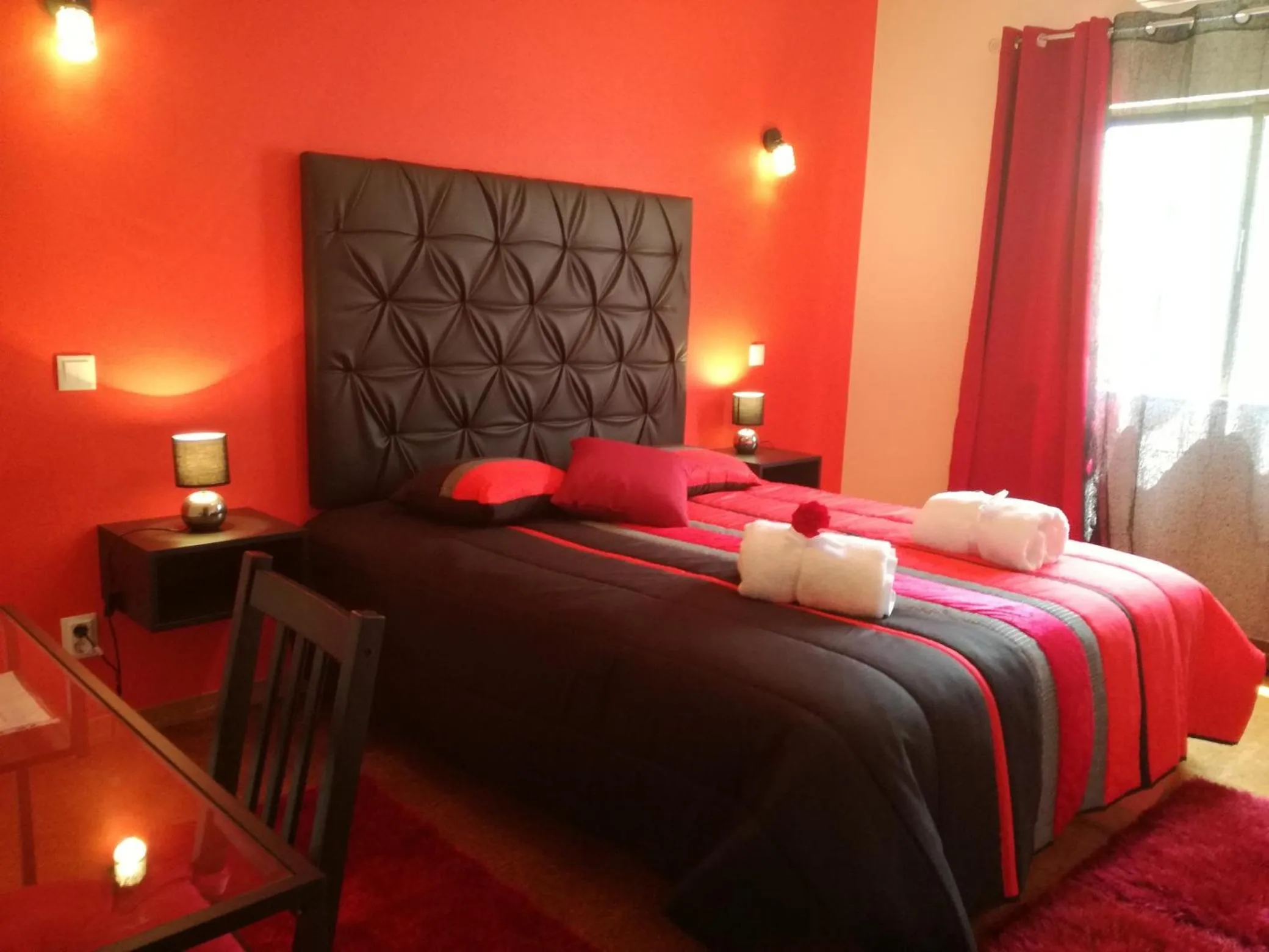 Bed in Sensations Guesthouse