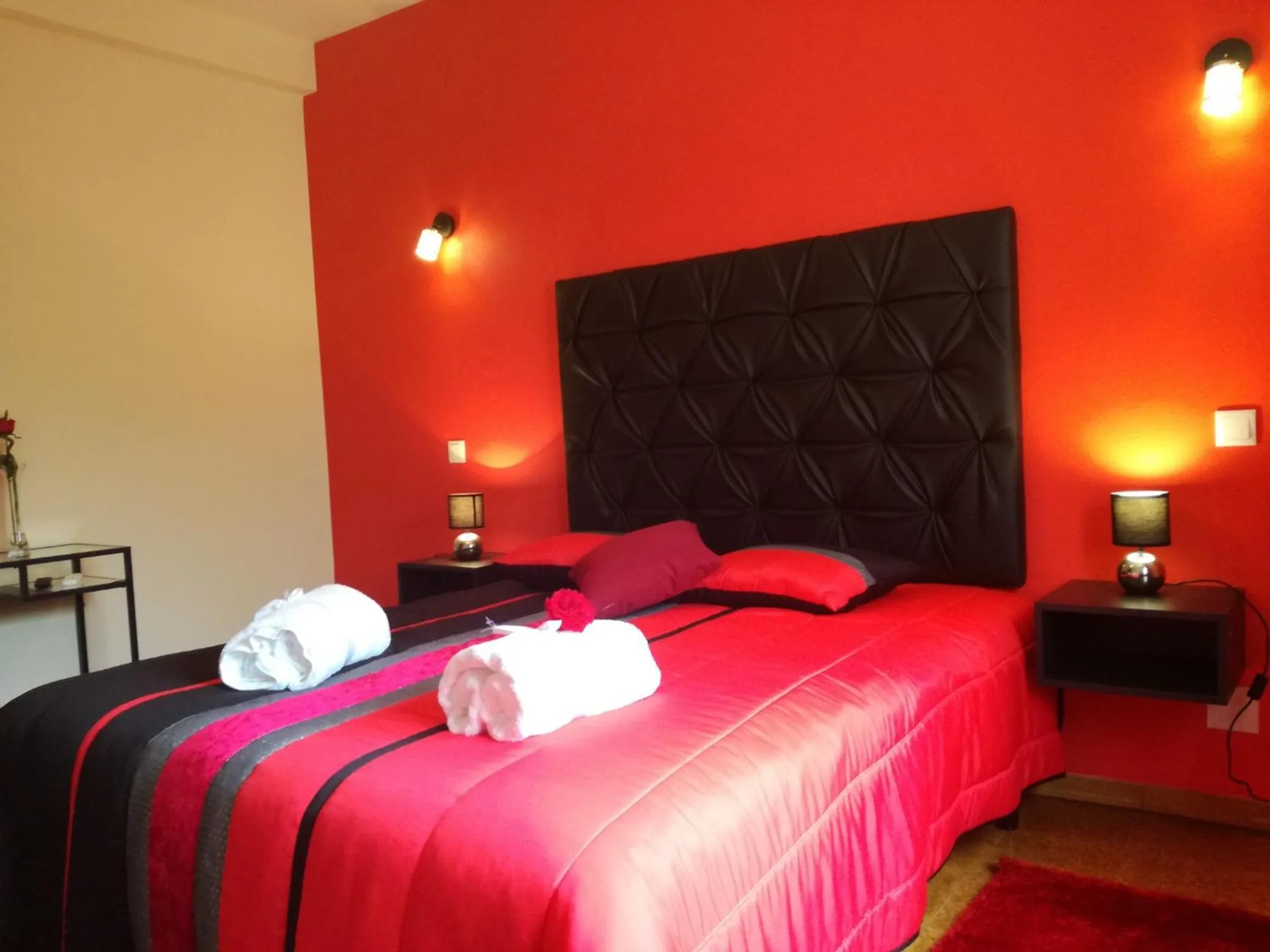 Bed in Sensations Guesthouse