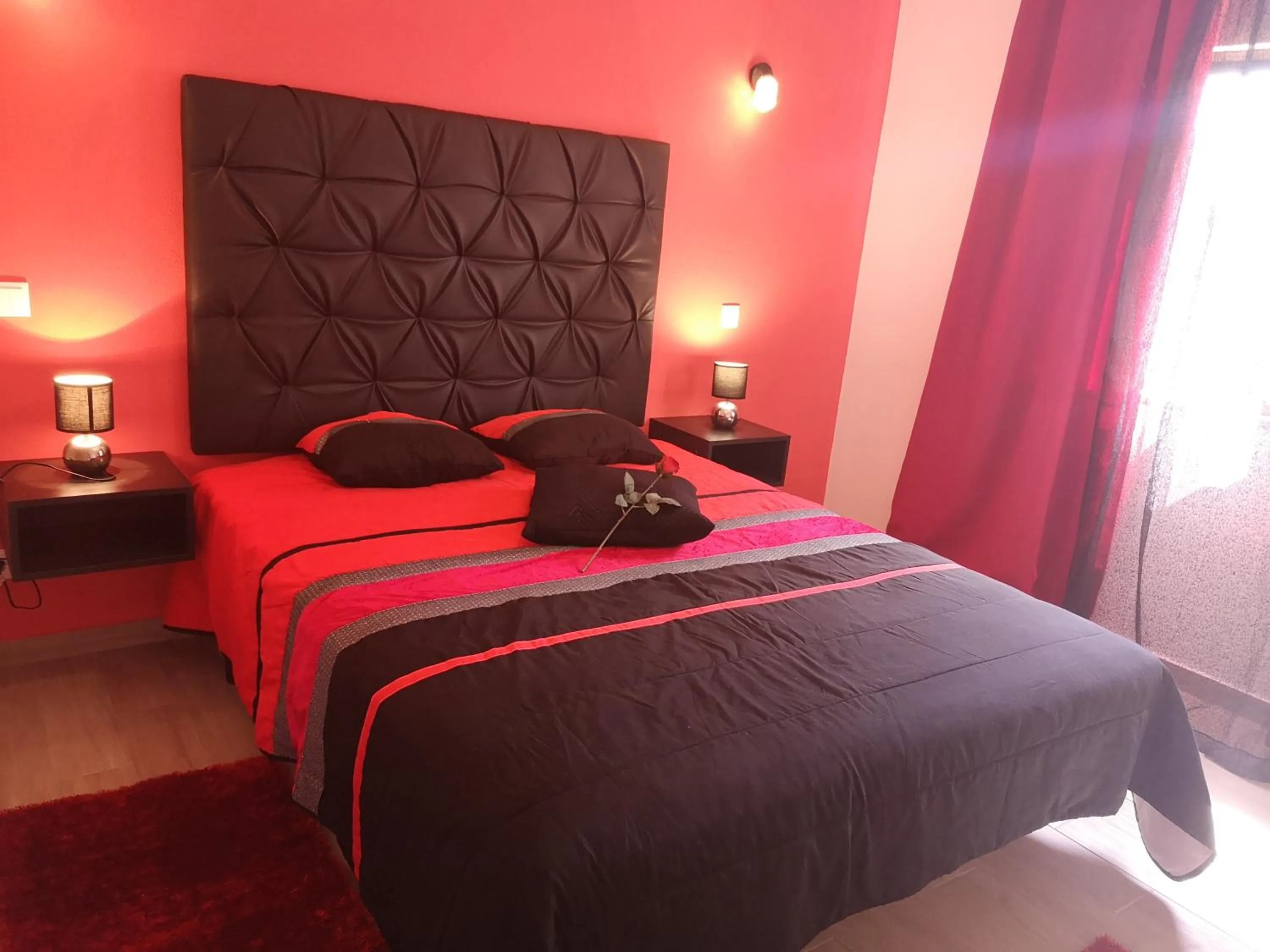 Bed in Sensations Guesthouse