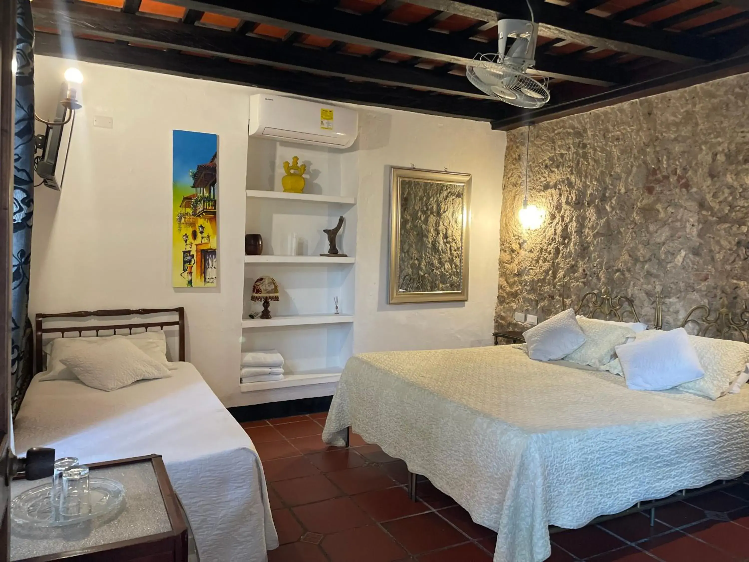 Triple Room in Hotel Casa de Las Palmas Triple Room in Hotel Casa de Las Palmas