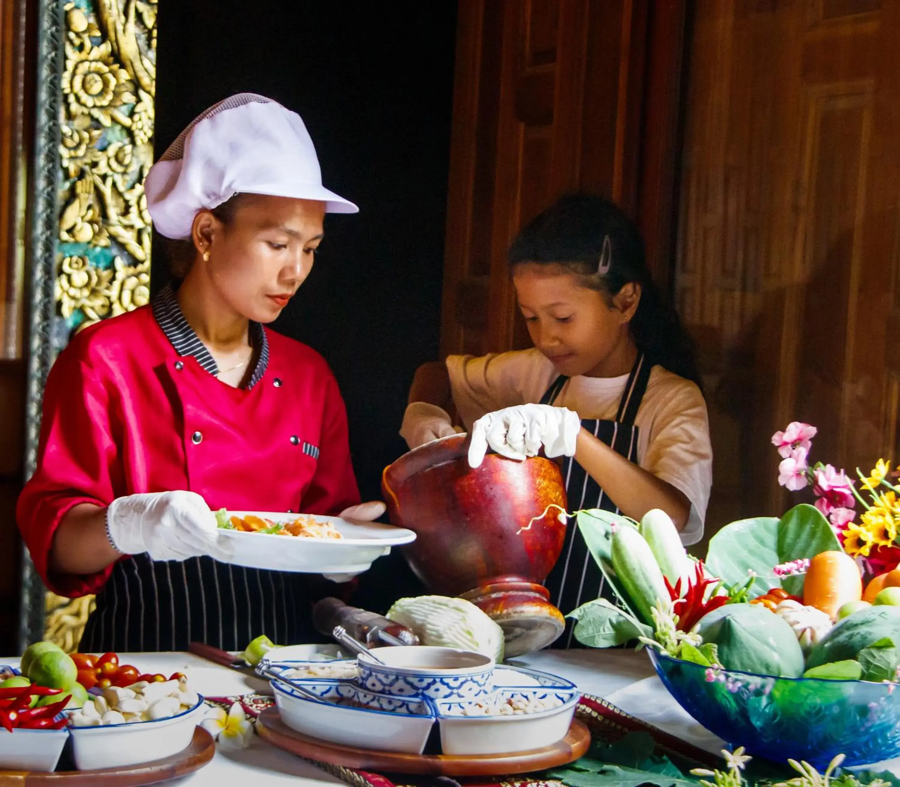 Restaurant/places to eat in Ammatara Pura Pool Villa Restaurant/places to eat in Ammatara Pura Pool Villa