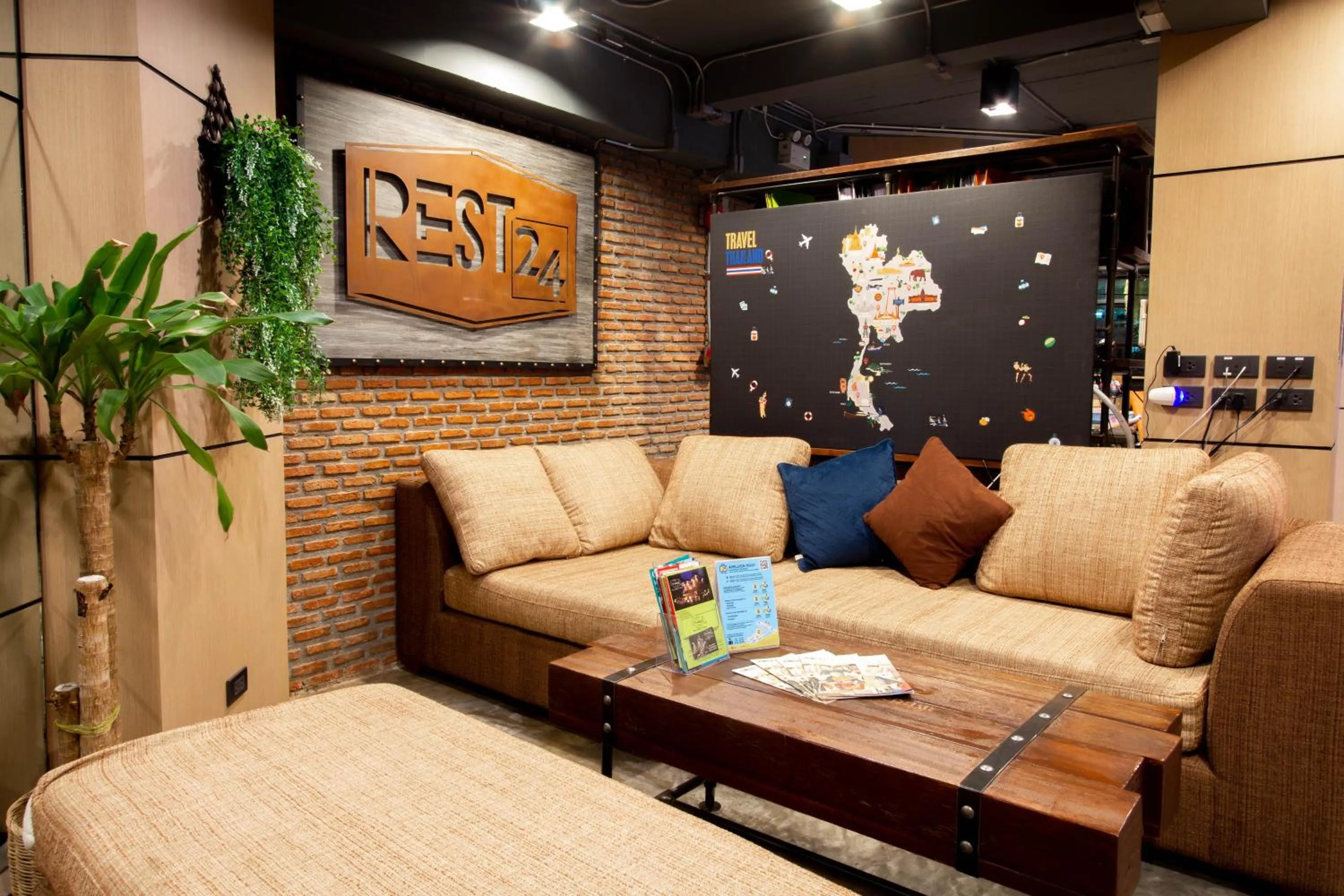 Seating area in Rest24 Residence