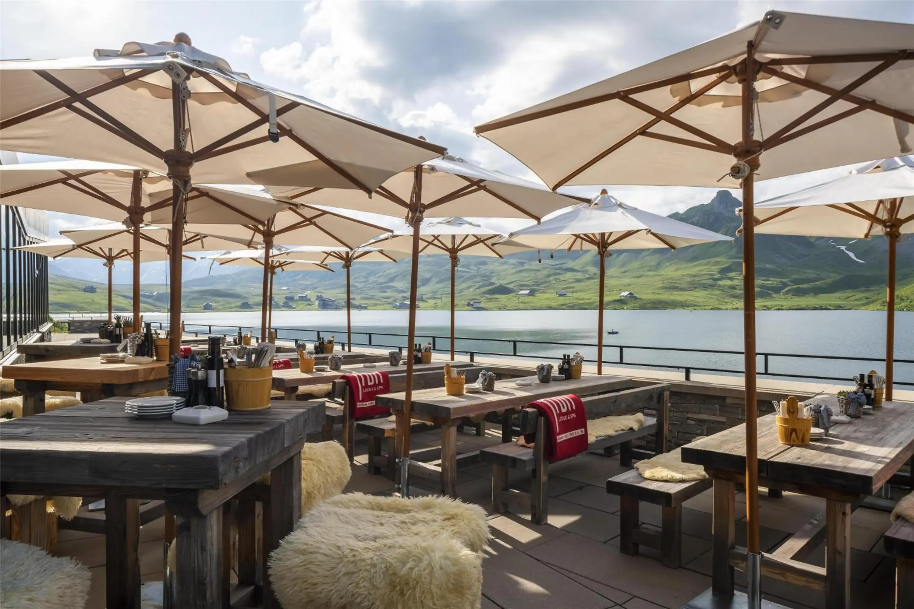 Property building in Frutt Mountain Resort Property building in Frutt Mountain Resort