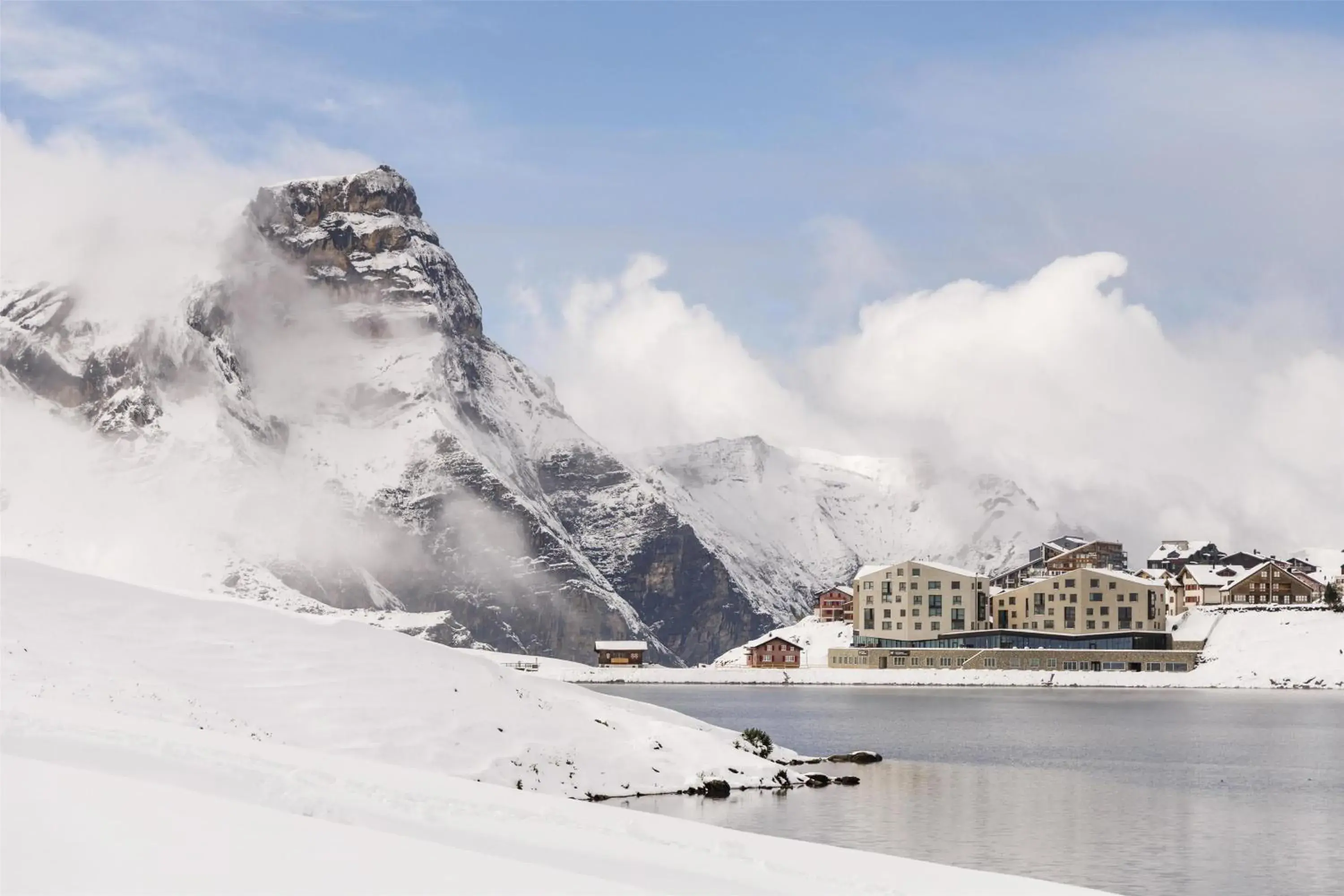 Property building in Frutt Mountain Resort Property building in Frutt Mountain Resort