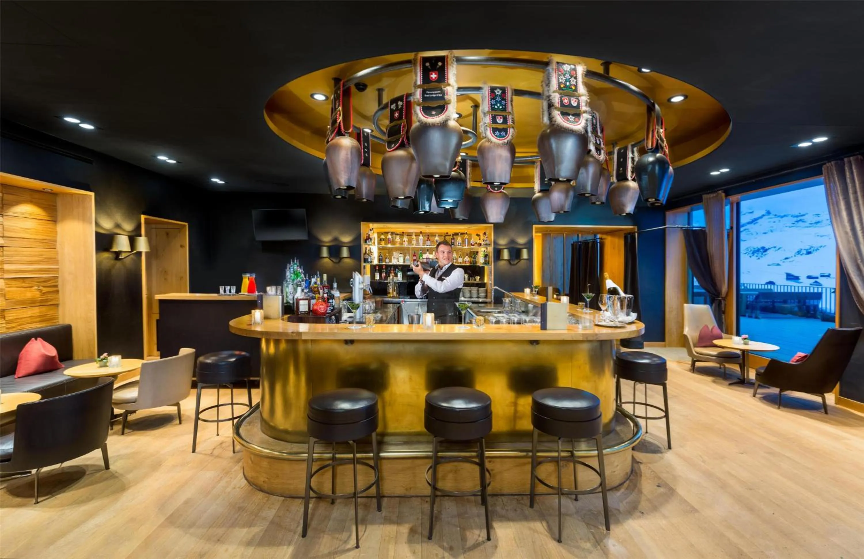 Lounge or bar in Frutt Mountain Resort