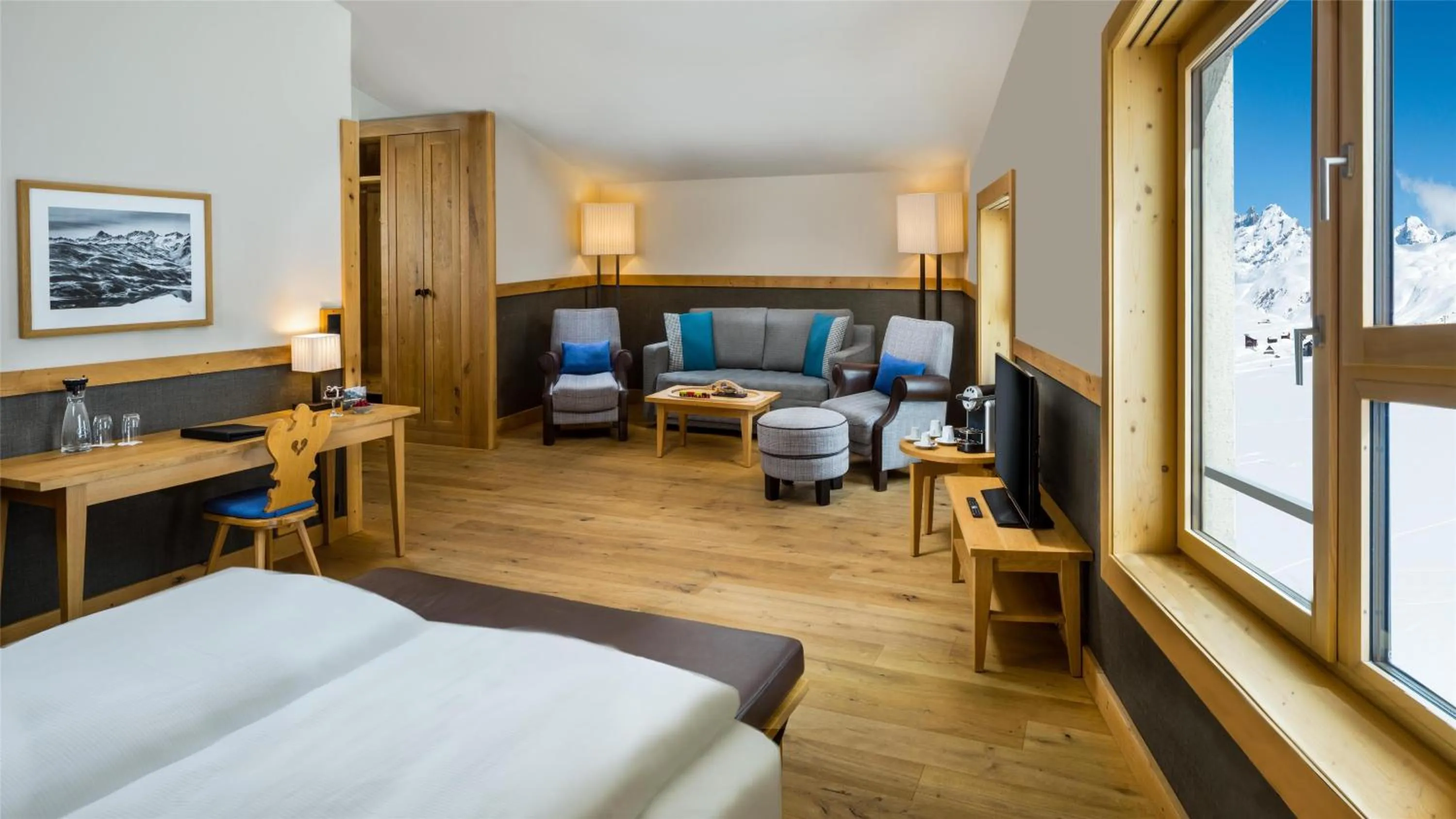 Bedroom, Bed in Frutt Mountain Resort