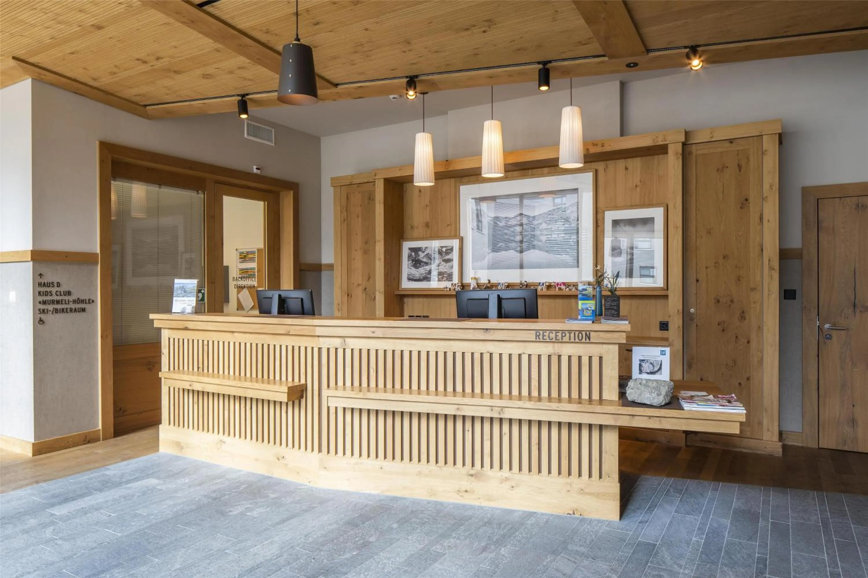 Lobby or reception in Frutt Mountain Resort