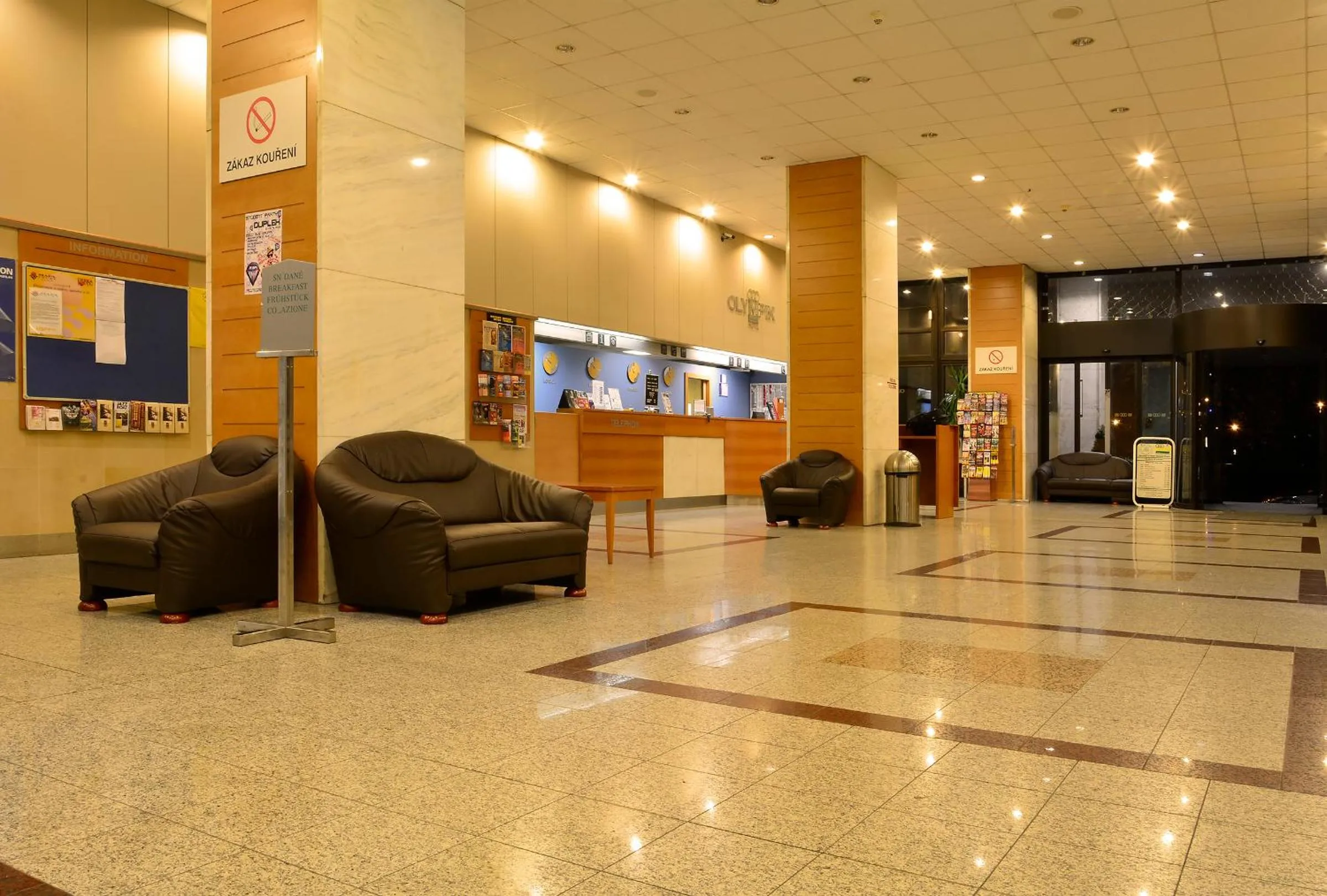 Lobby or reception in Hotel Olympik