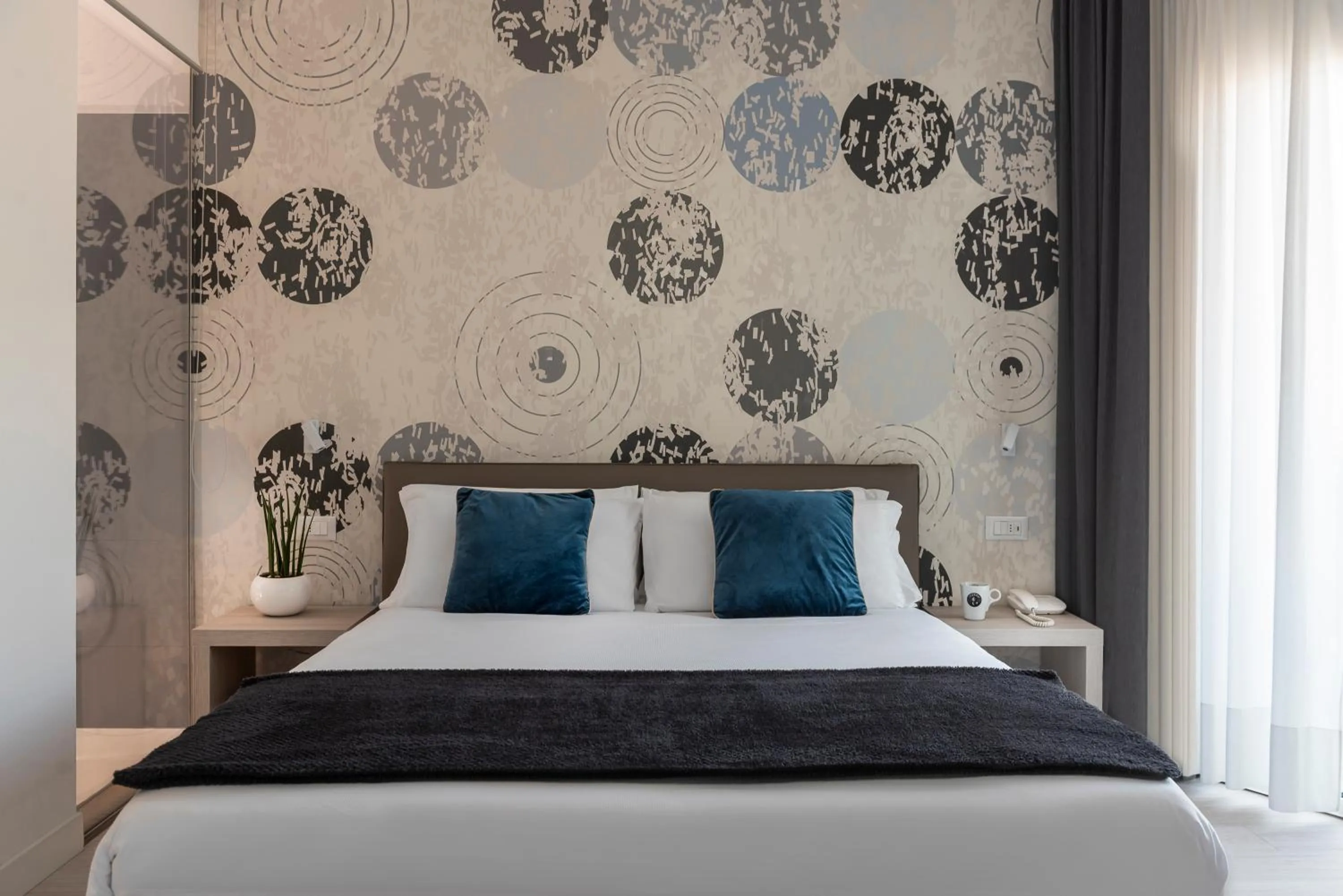 Bedroom, Bed in Hotel Delle Rose