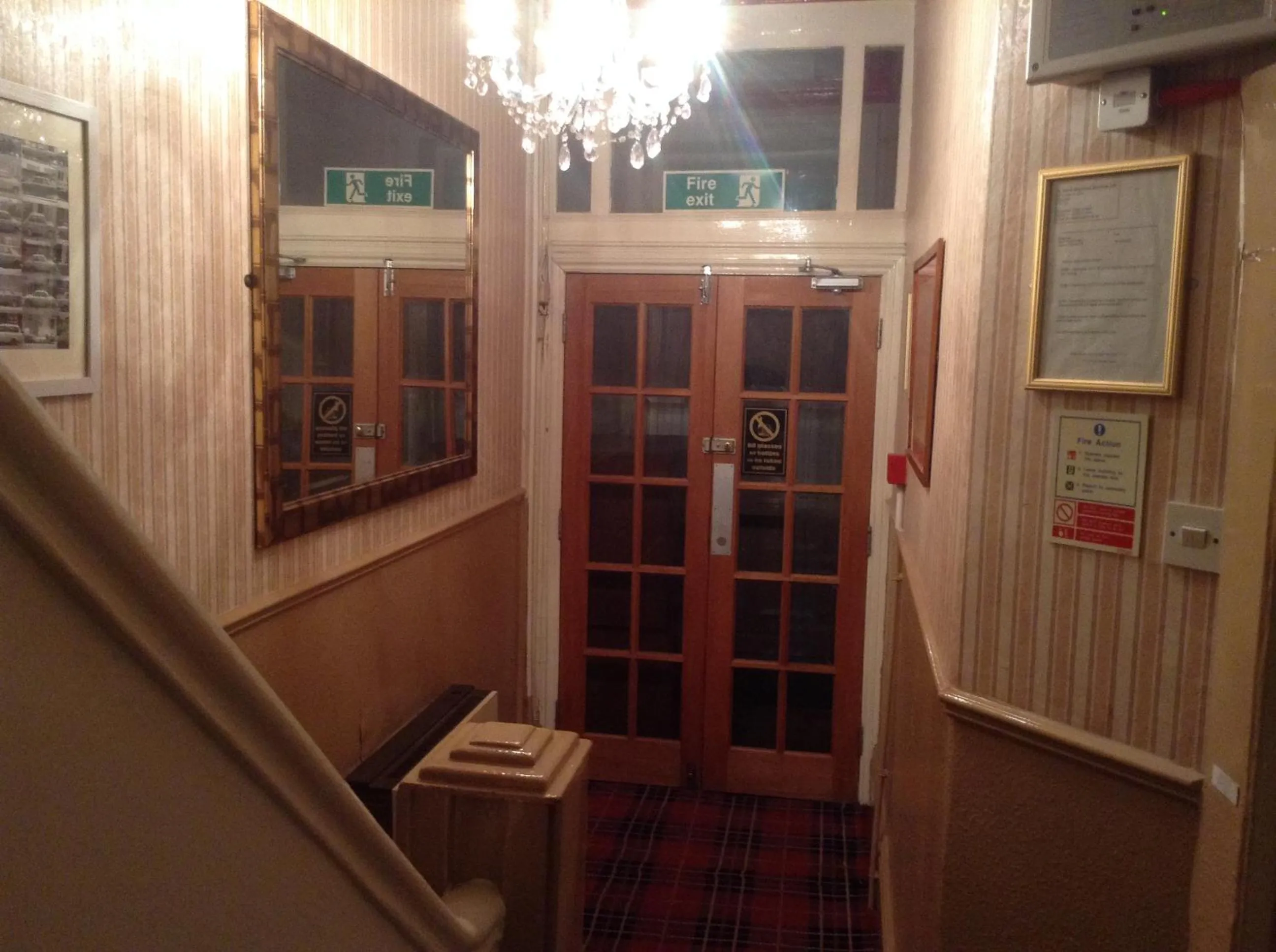 Facade/entrance in Victoria Hotel Blackpool