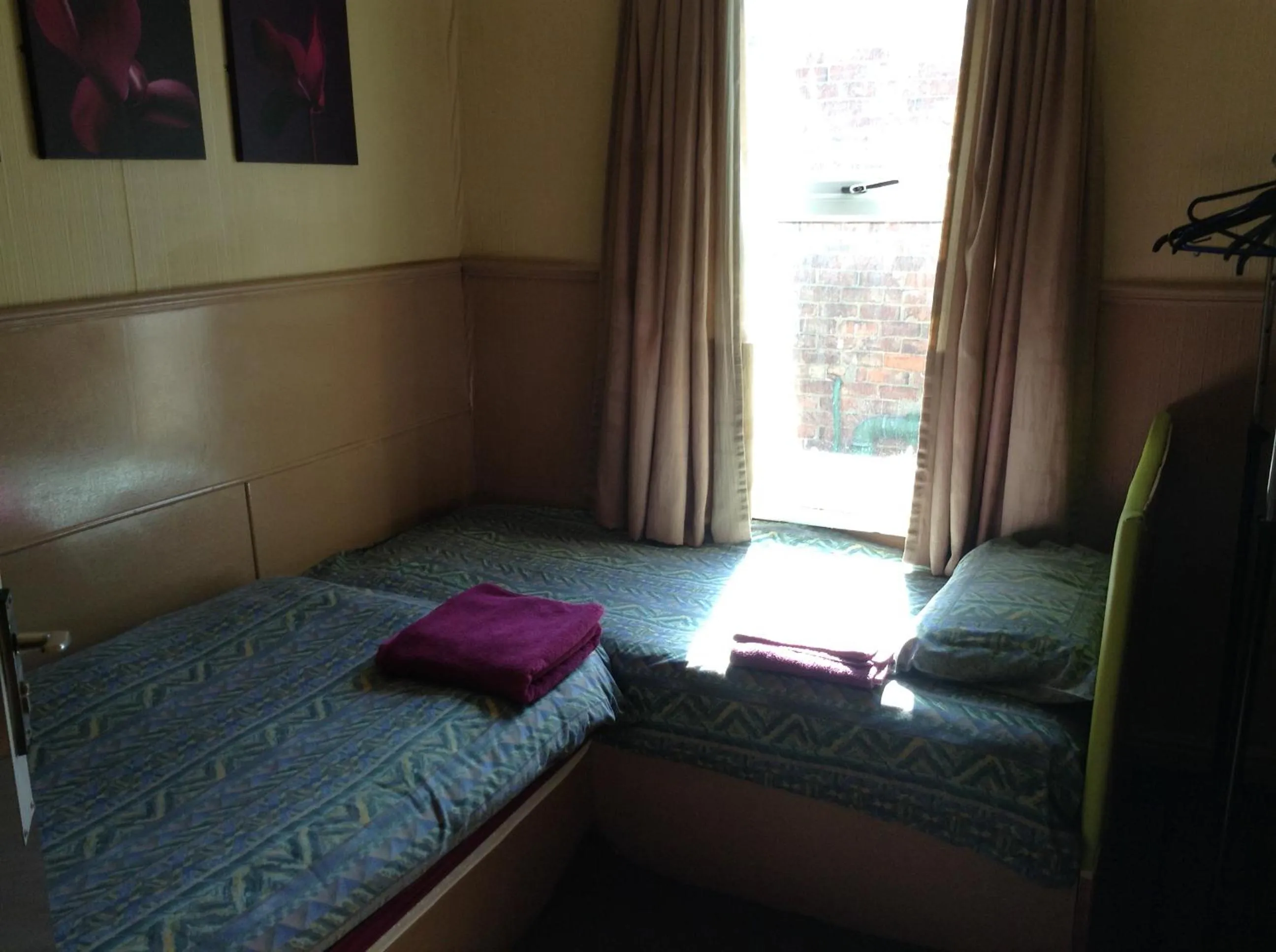 Bed in Victoria Hotel Blackpool