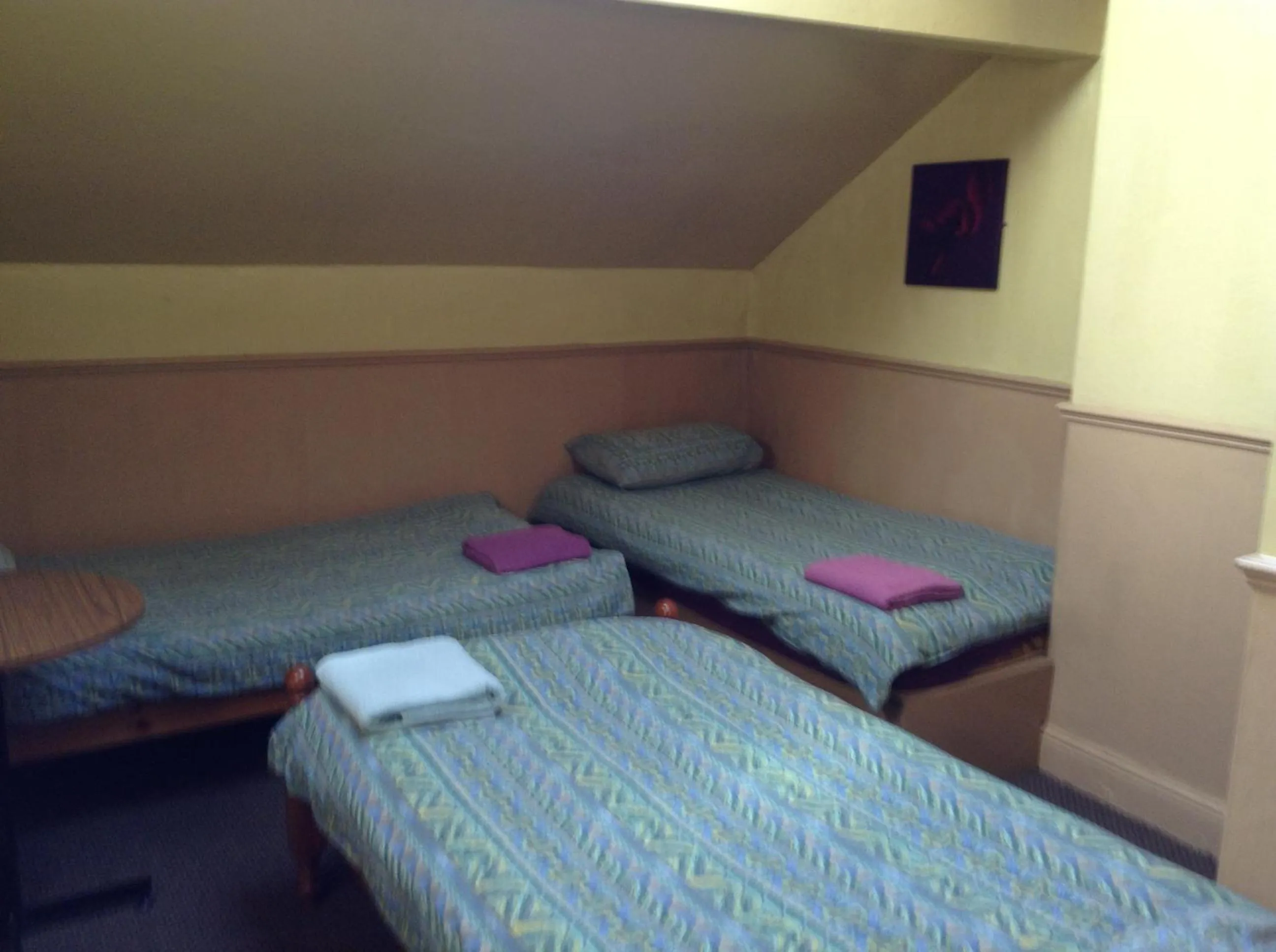 Bed in Victoria Hotel Blackpool