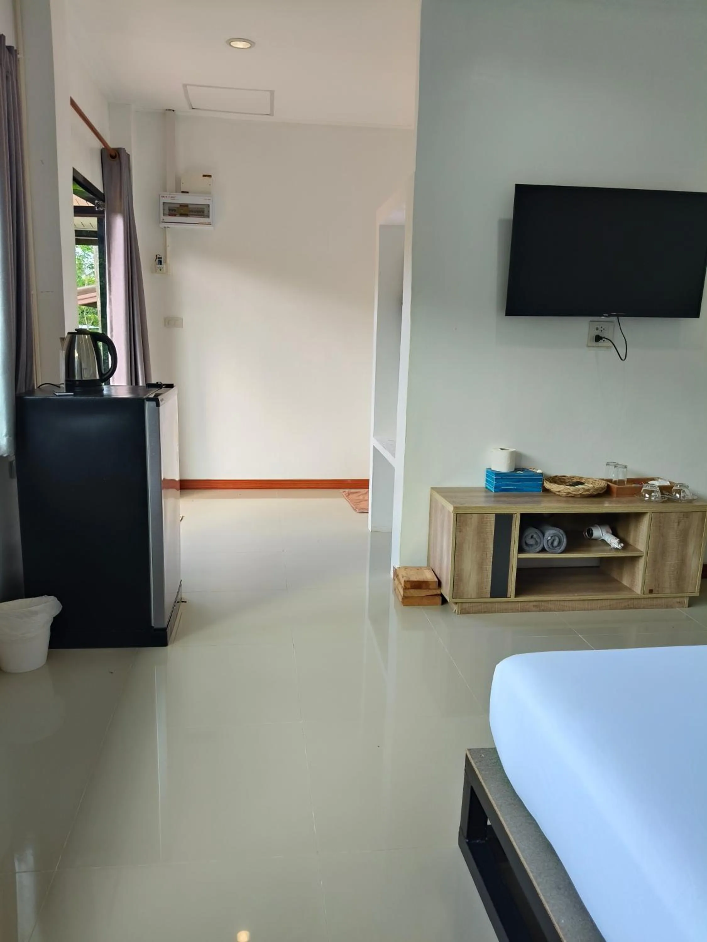 Bed in The Lodge at Koh Kood