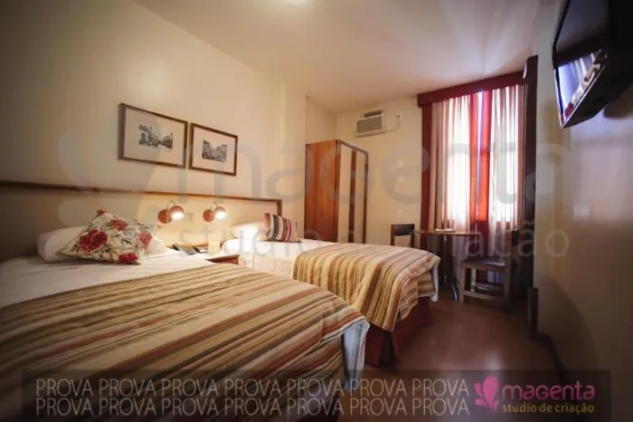 Bed in César Inn Juiz de Fora Hotel