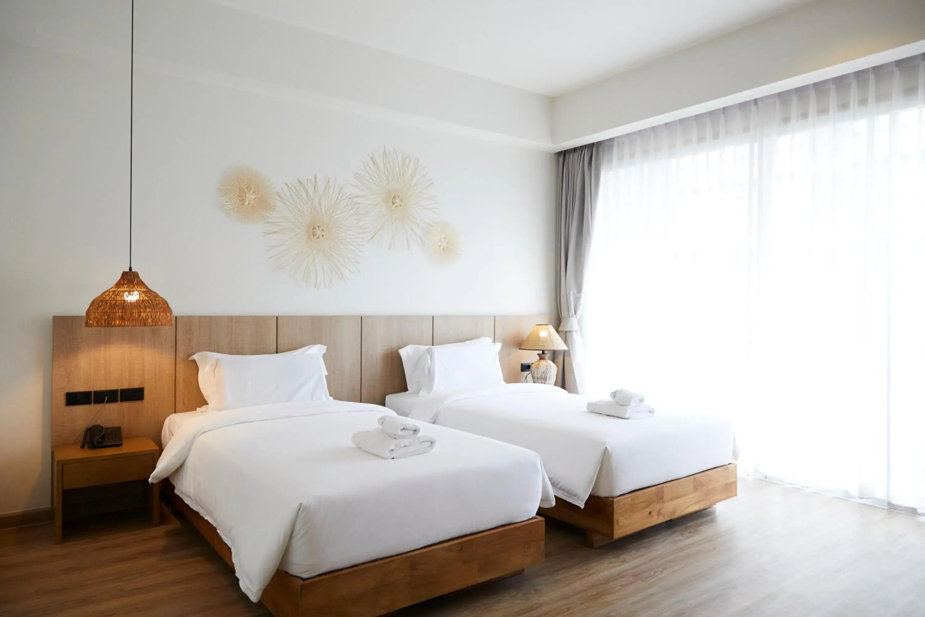 Bed in The Leela Resort & Spa Pattaya Bed in The Leela Resort & Spa Pattaya