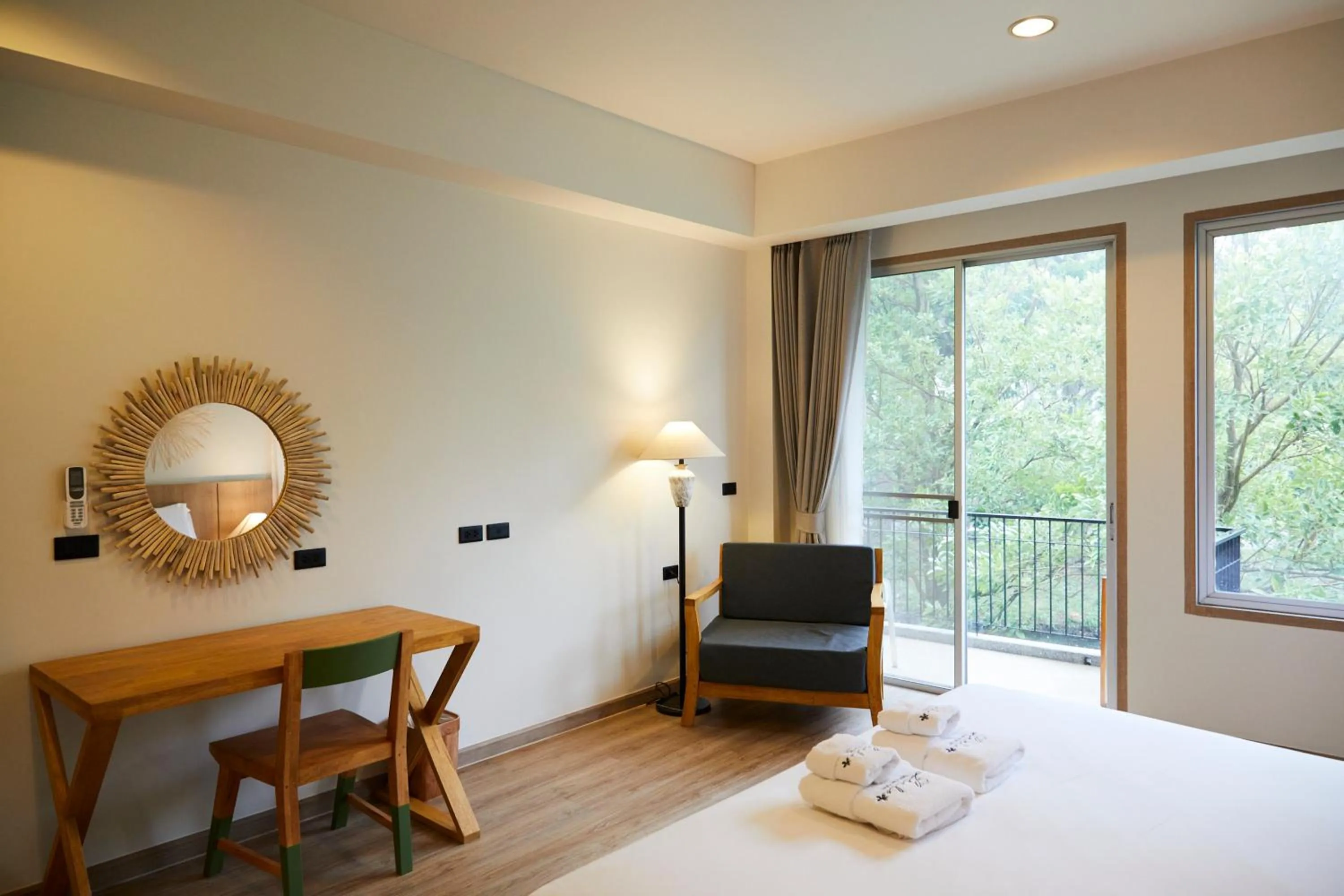 Photo of the whole room, Bed in The Leela Resort & Spa Pattaya