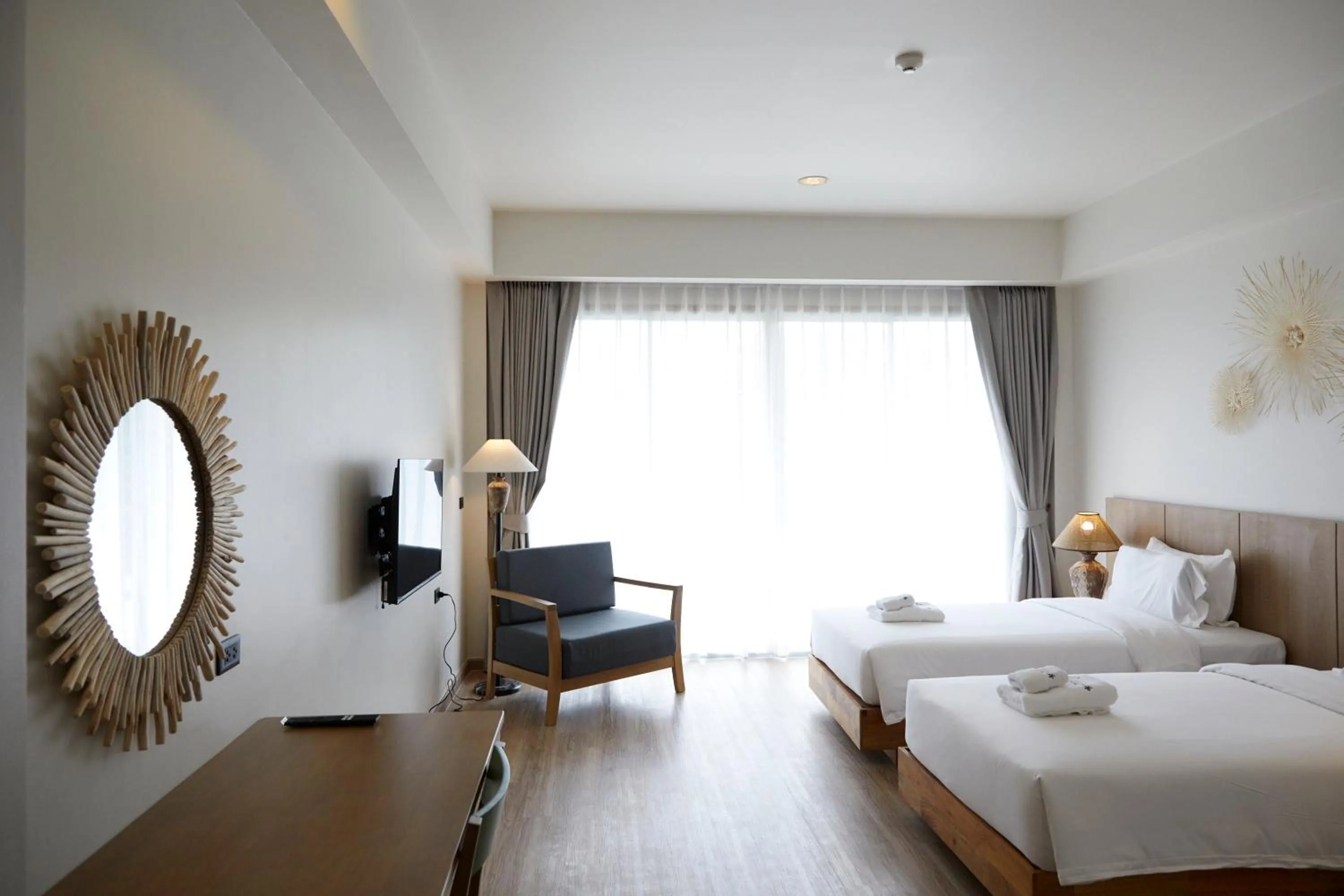 Photo of the whole room, Bed in The Leela Resort & Spa Pattaya