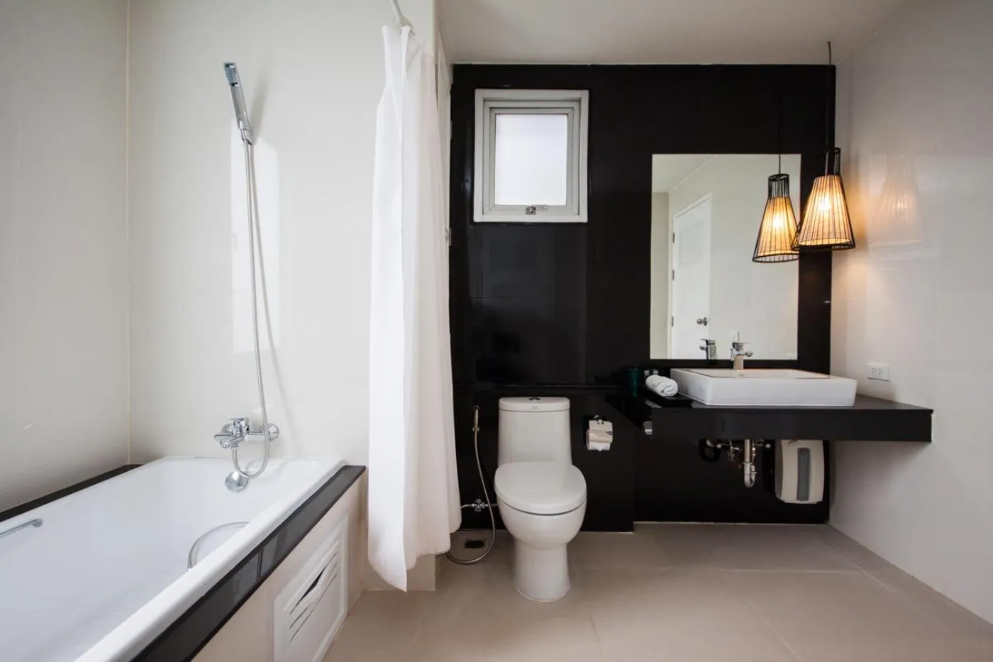 Shower in The Leela Resort & Spa Pattaya