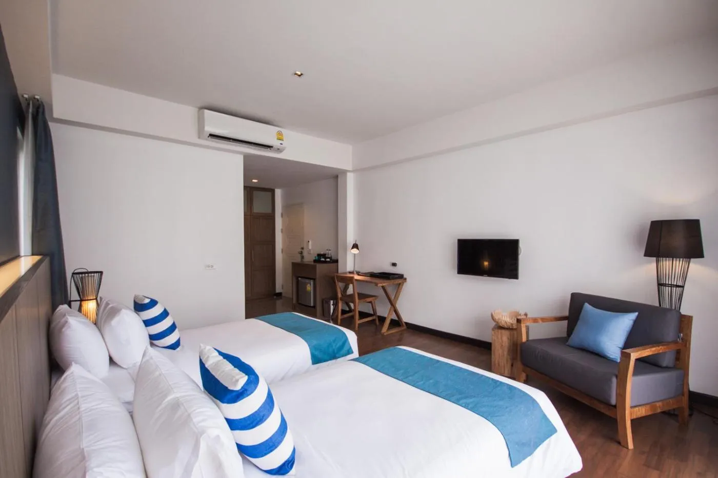 TV and multimedia, Bed in The Leela Resort & Spa Pattaya