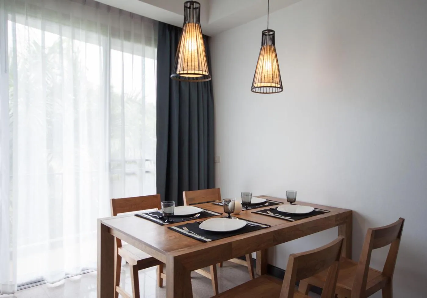 Dining area in The Leela Resort & Spa Pattaya