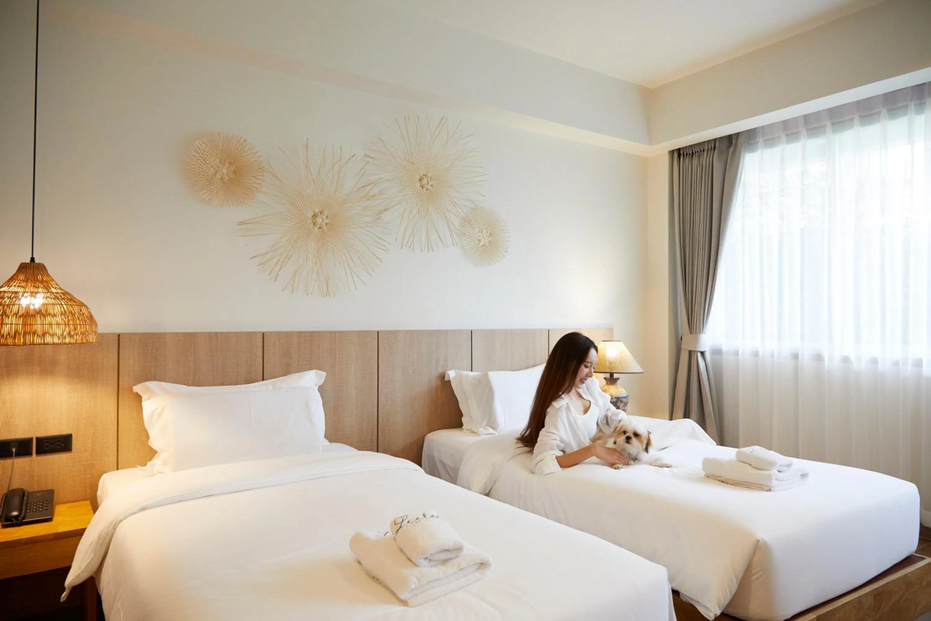 pet friendly, Bed in The Leela Resort & Spa Pattaya
