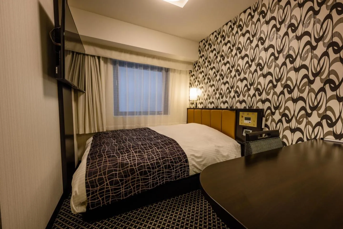 Bed in APA Hotel TKP Keikyu Kawasaki Ekimae