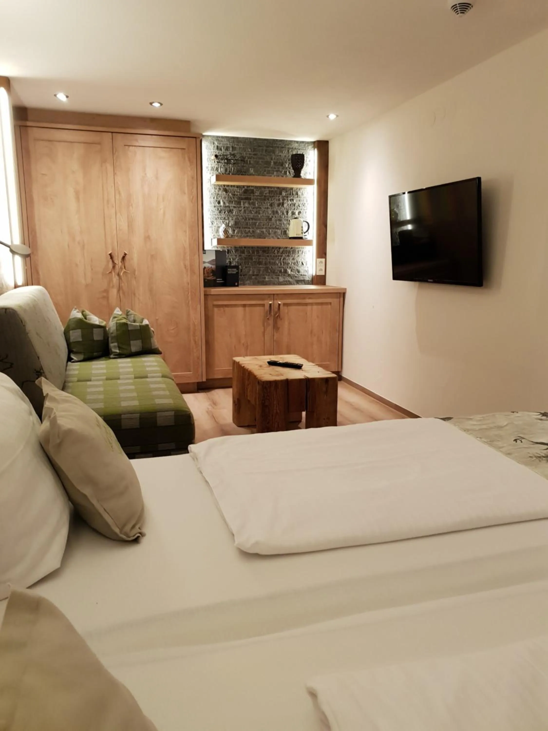 Bed in lustiger Hirsch