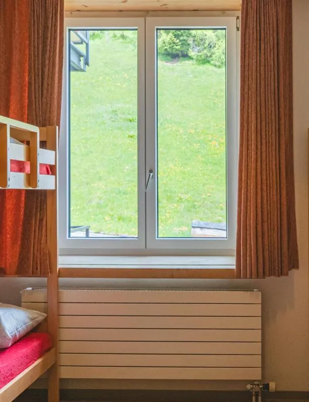 View (from property/room), Bed in Davos Youth Hostel