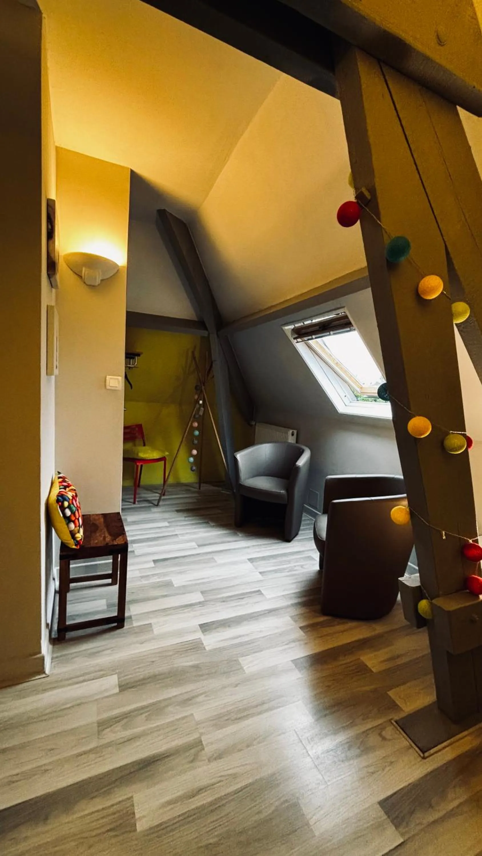 Living room, Bed in Greenfield Chambres d'Hôtes