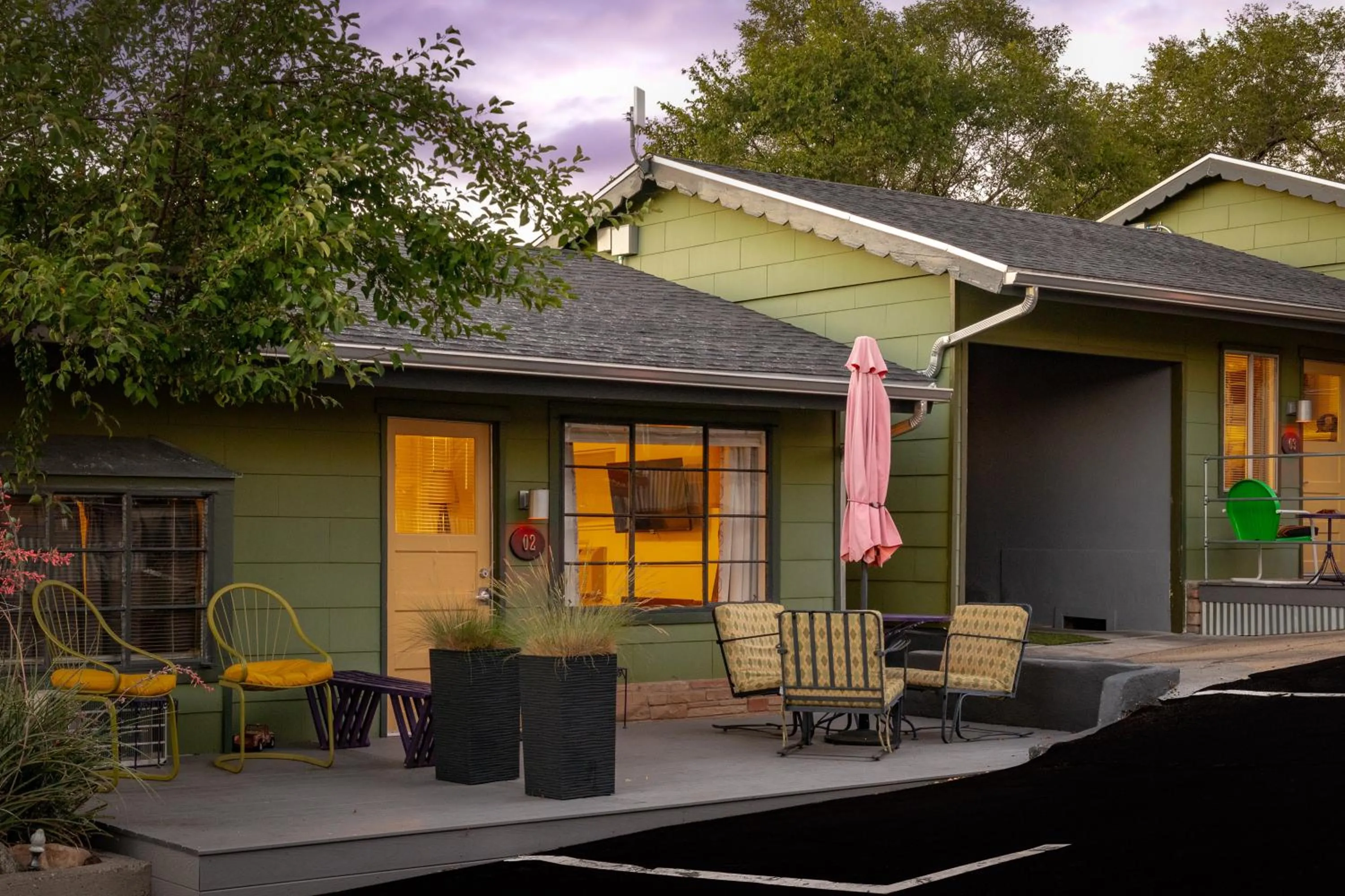 Patio in The Motor Lodge