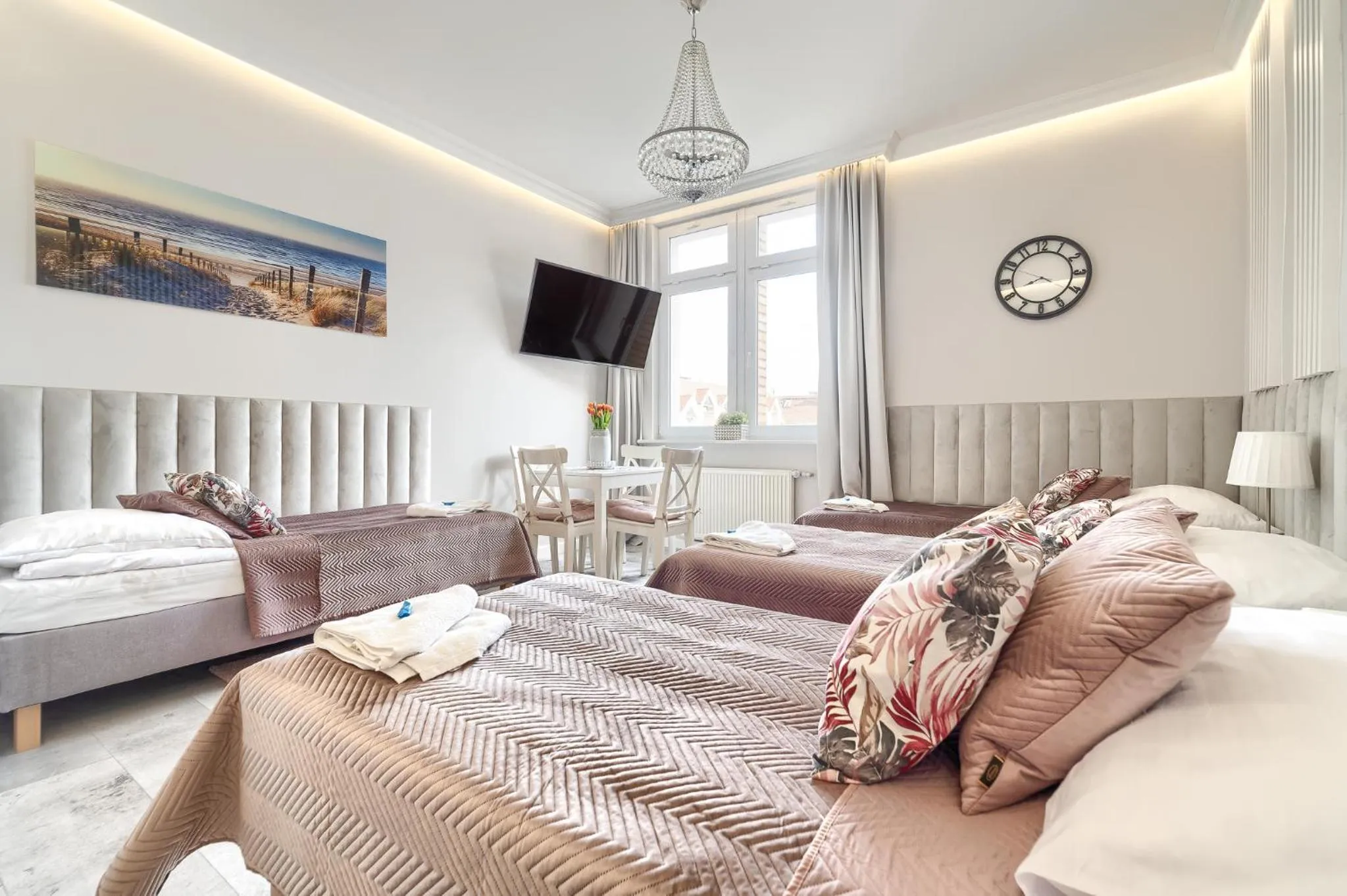 Bed in Stawa Villa & Apart