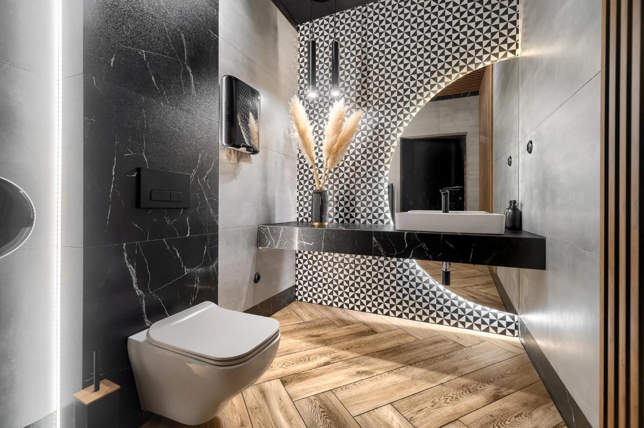 Toilet in Stawa Villa & Apart