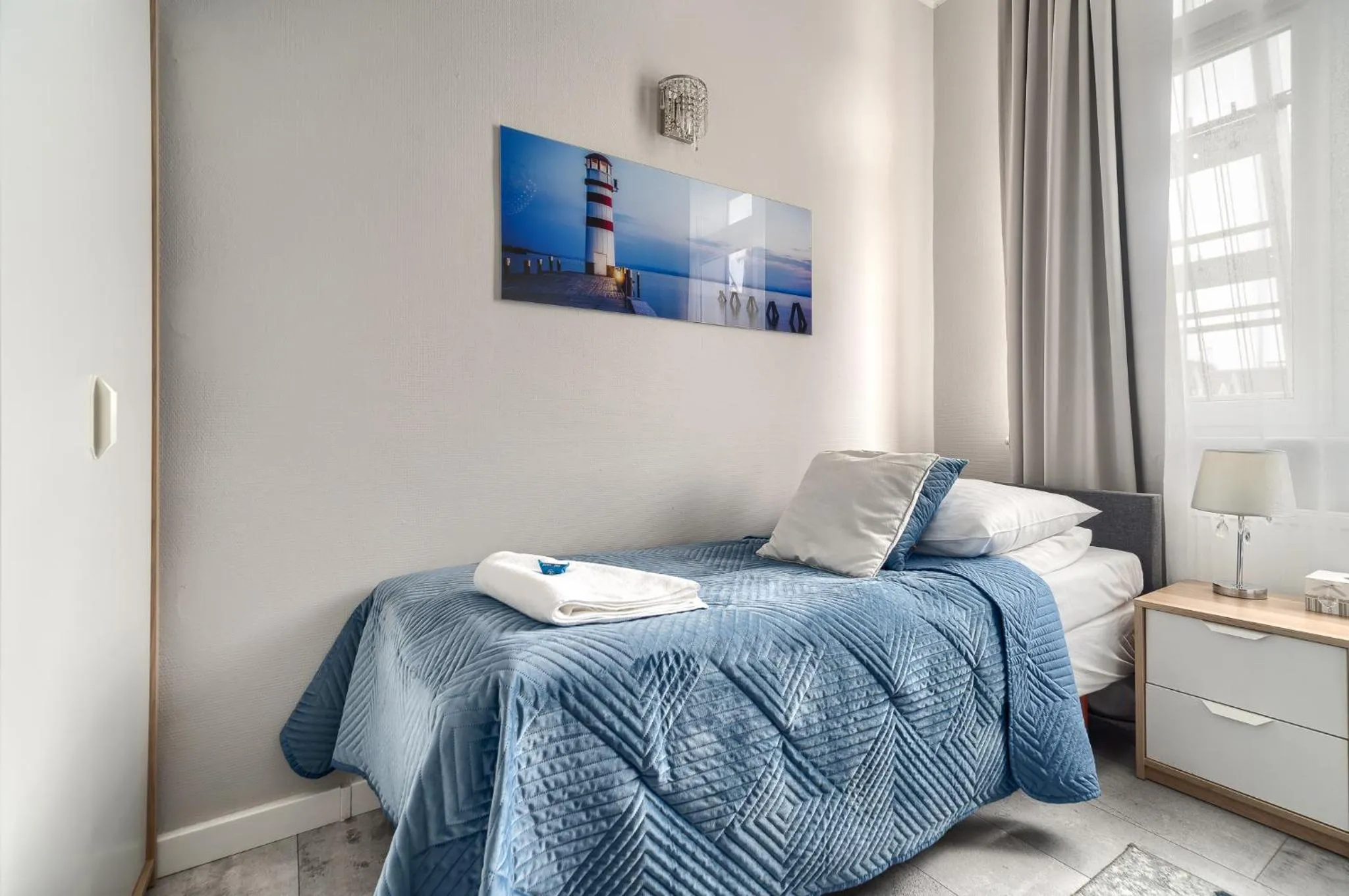 Bed in Stawa Villa & Apart