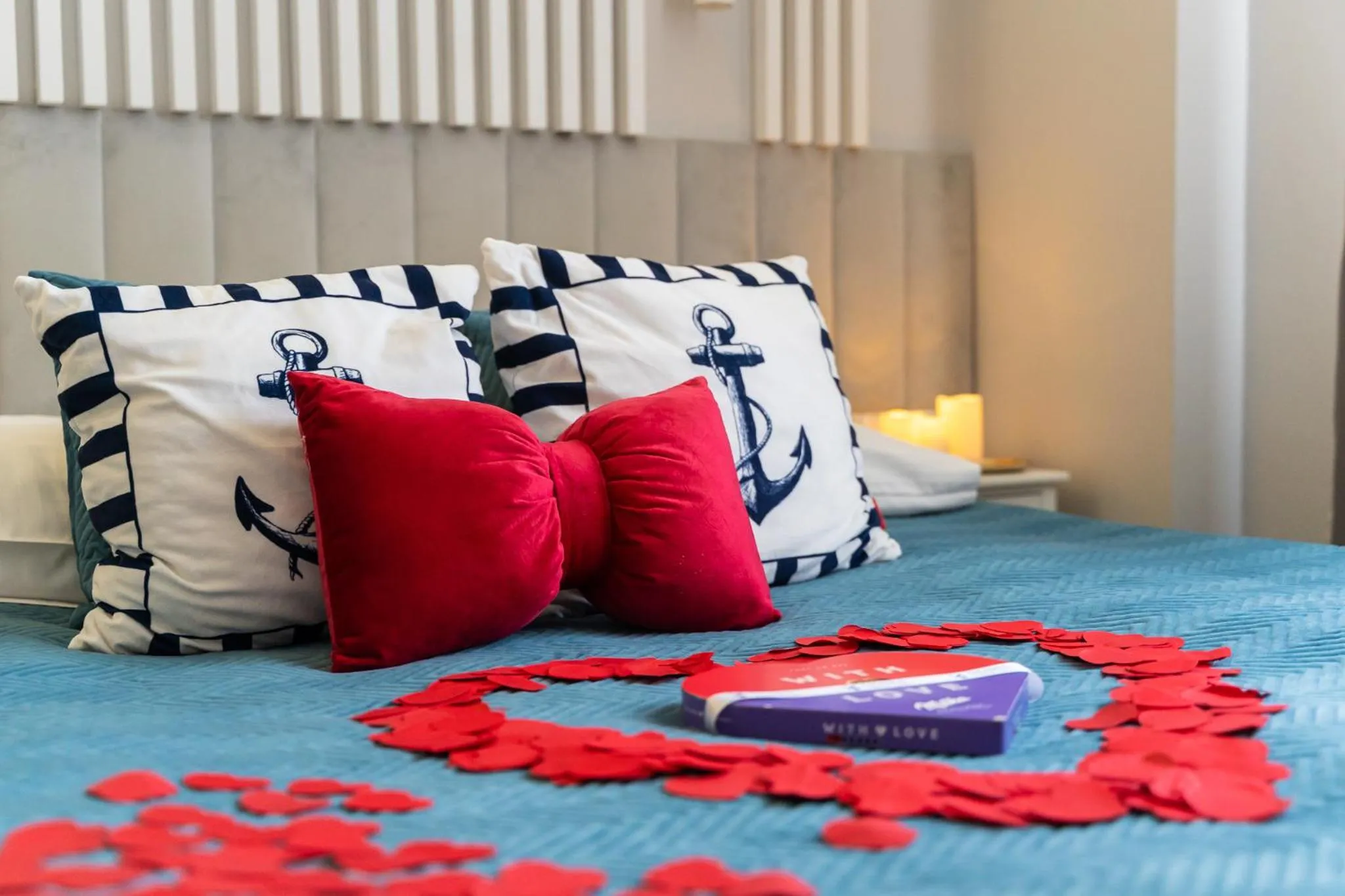 Decorative detail, Bed in Stawa Villa & Apart