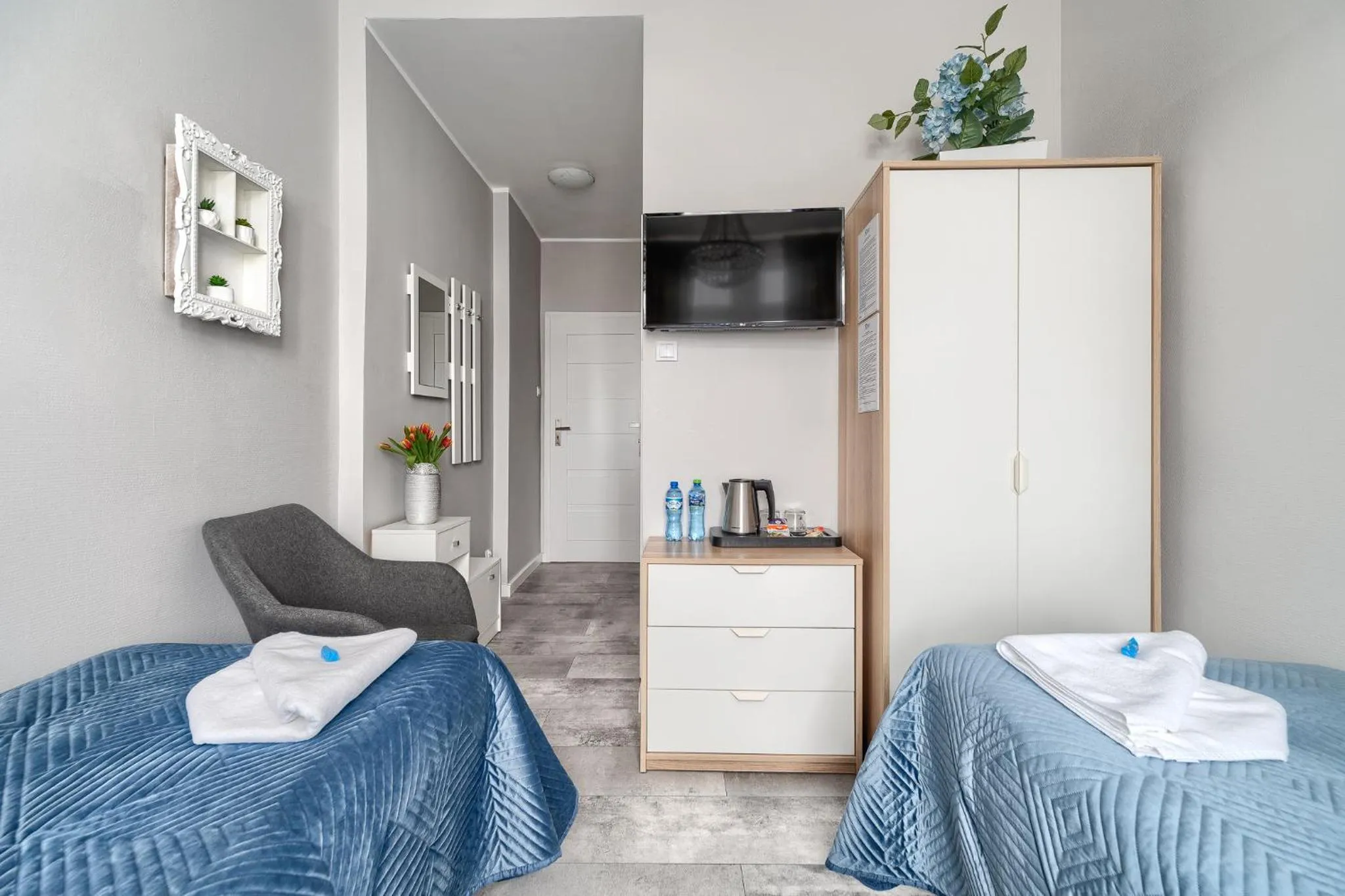 TV and multimedia, Bed in Stawa Villa & Apart