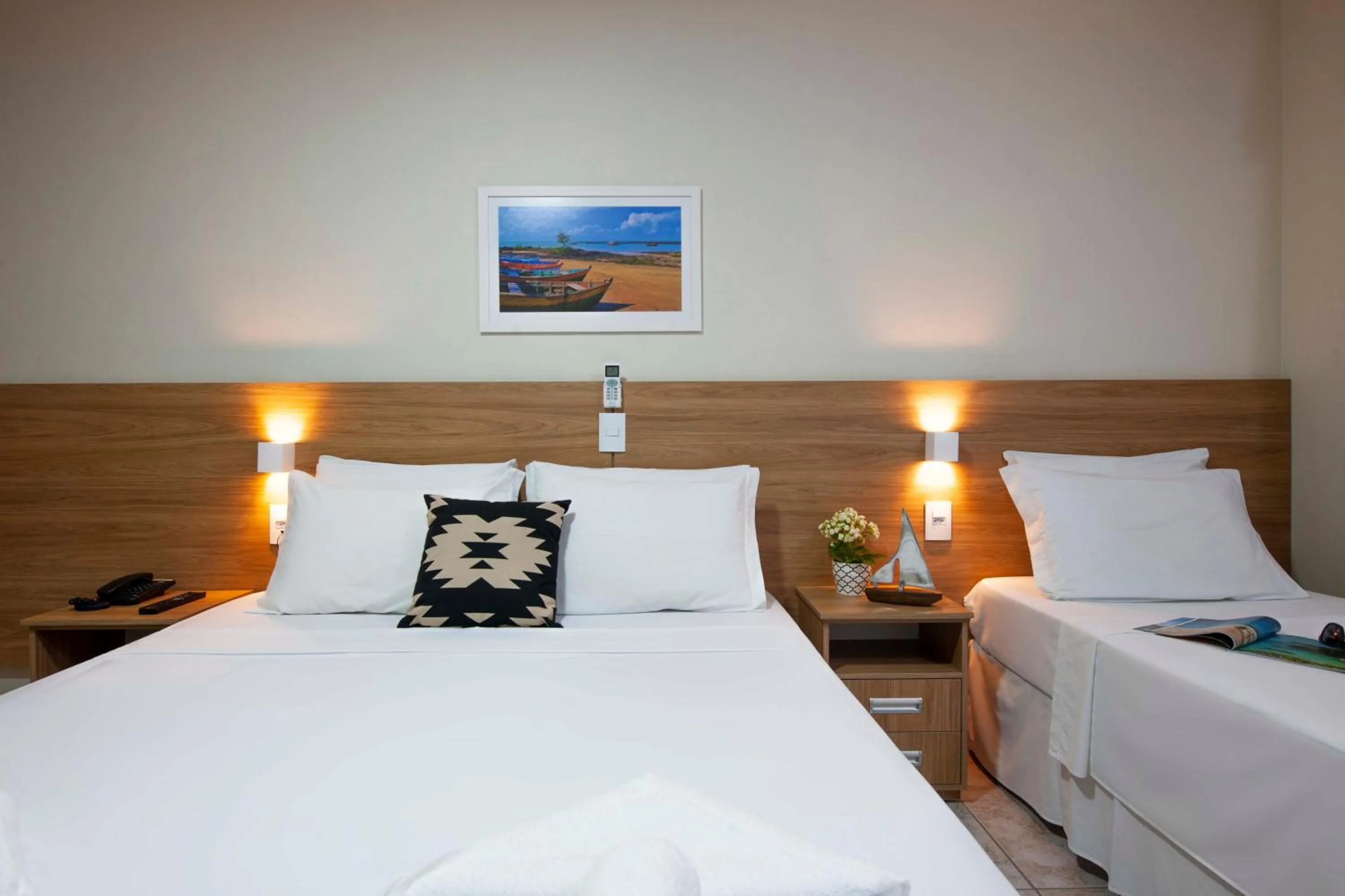 Bed in Hotel Portal da Lua