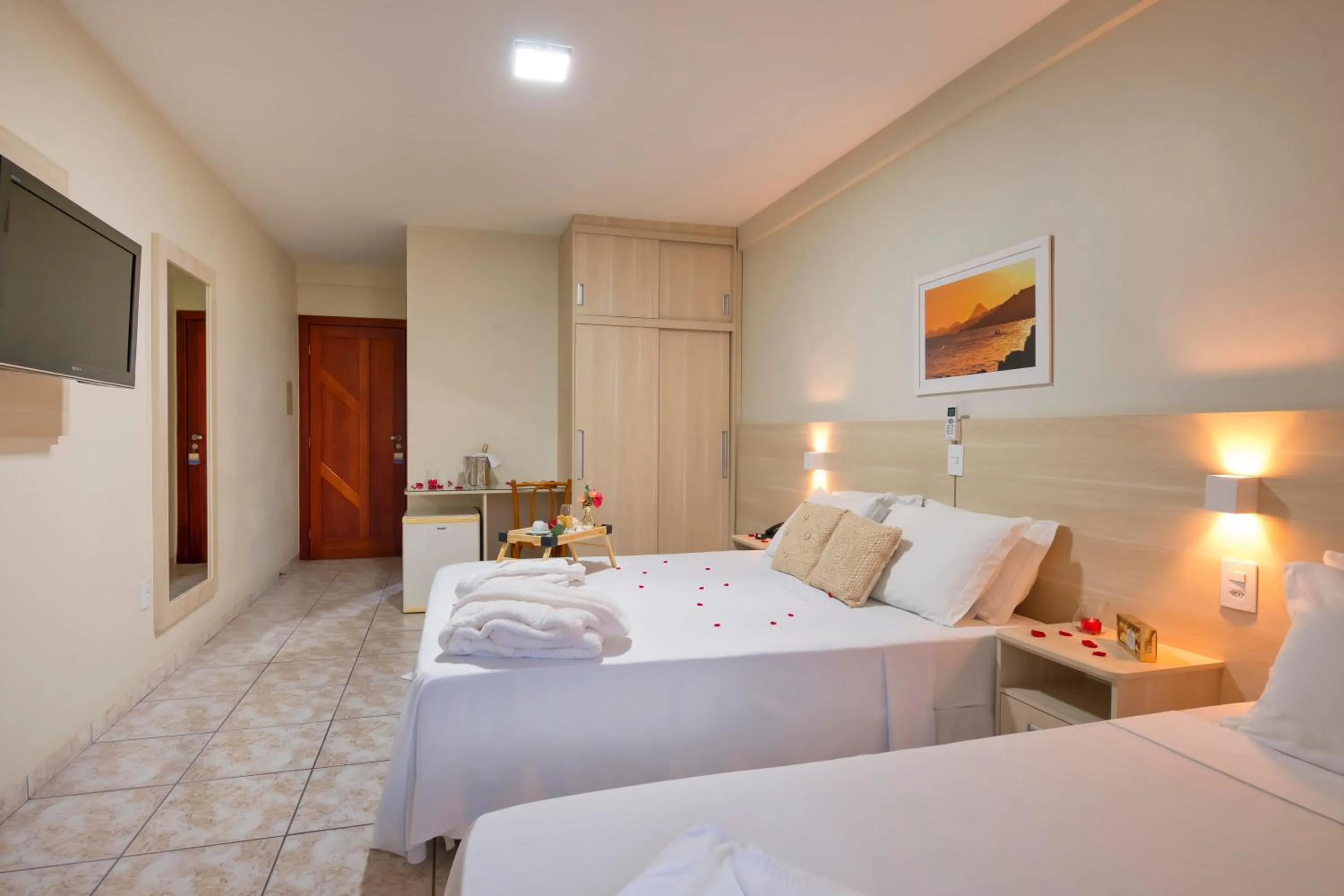 Bed in Hotel Portal da Lua