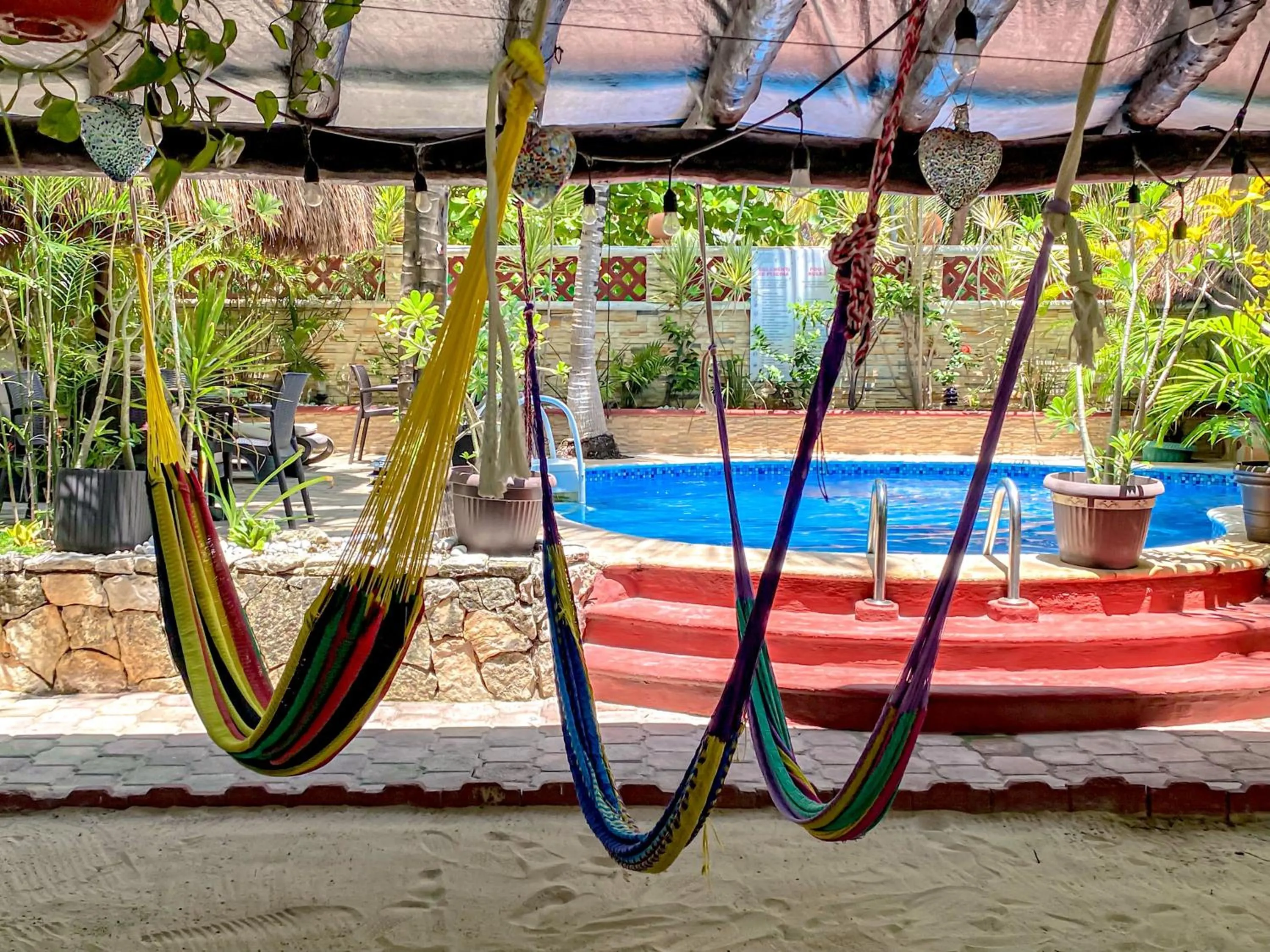 Swimming pool in Cocos Cabañas Playa del Carmen Adults Only