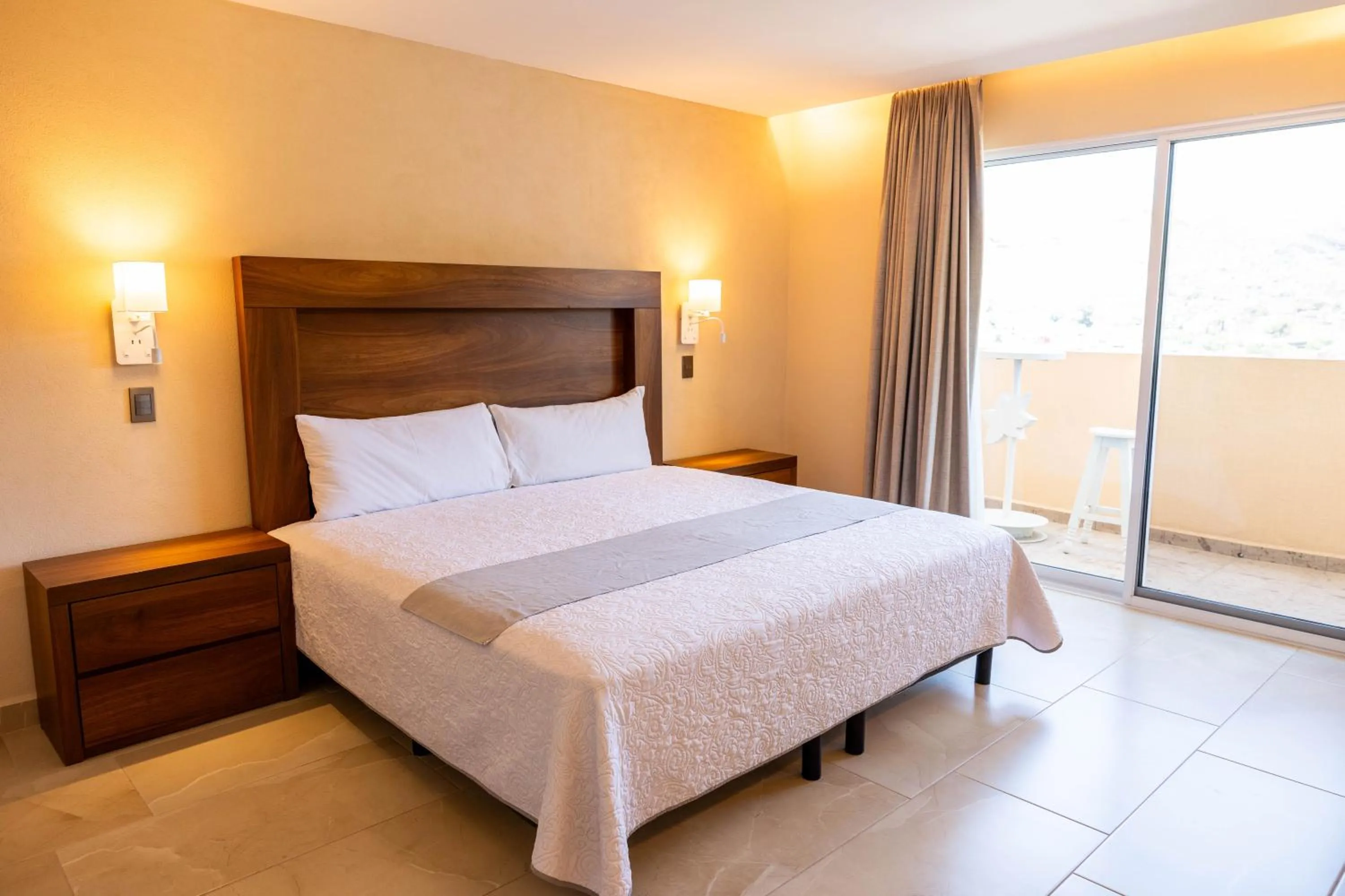 Bed in Hotel Balcón del Cielo