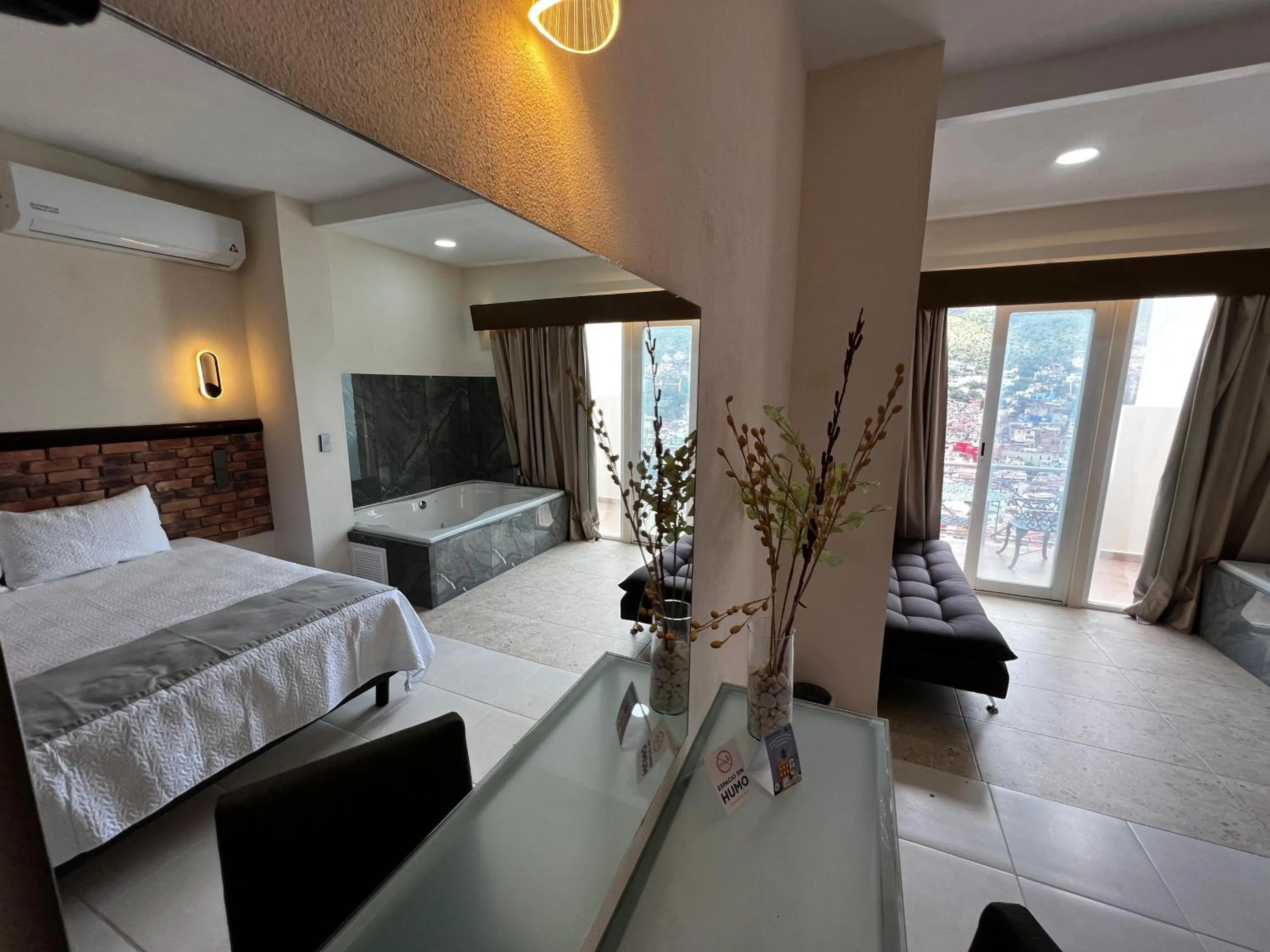 Bed in Hotel Balcón del Cielo