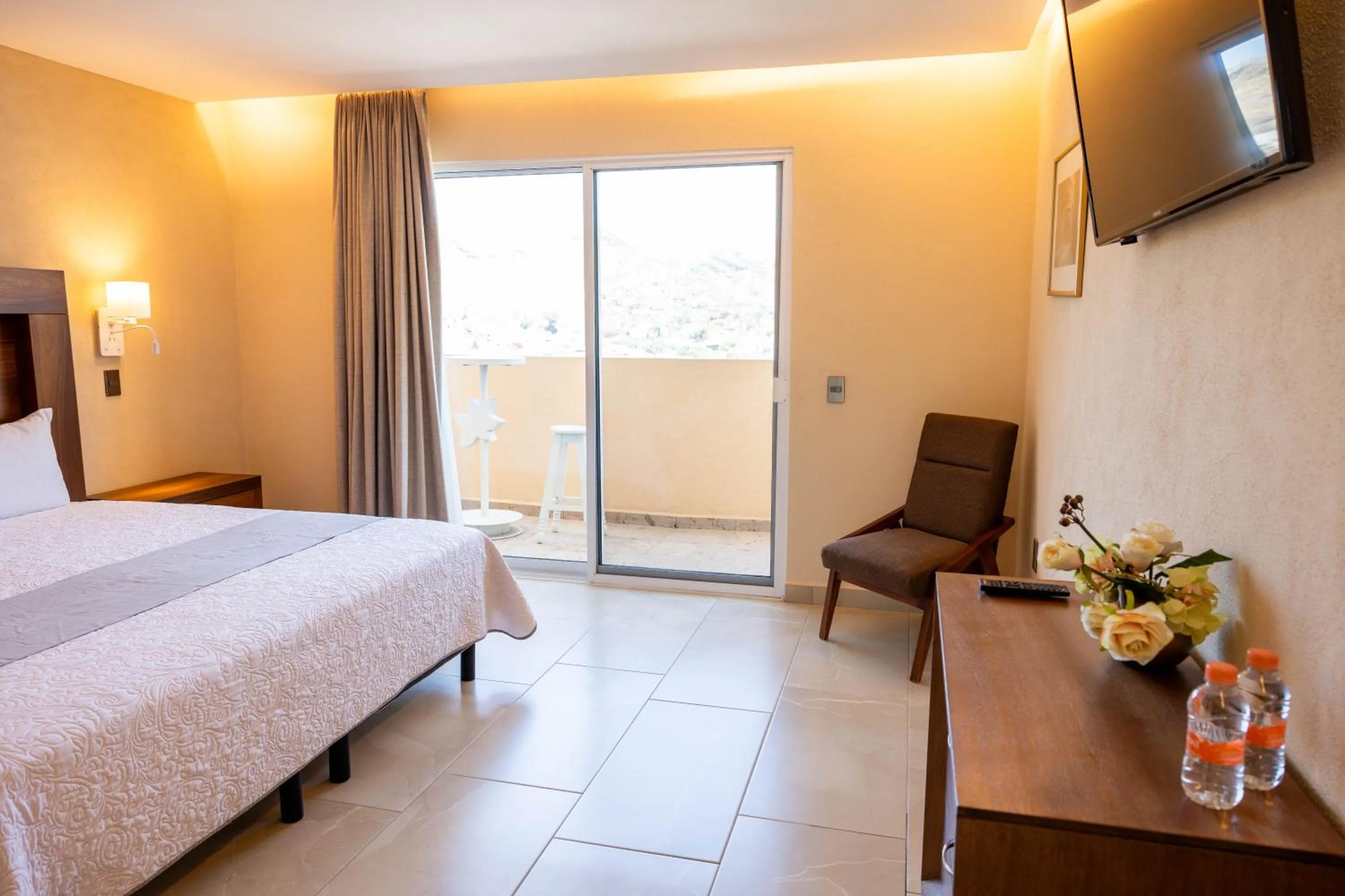 Bed in Hotel Balcón del Cielo