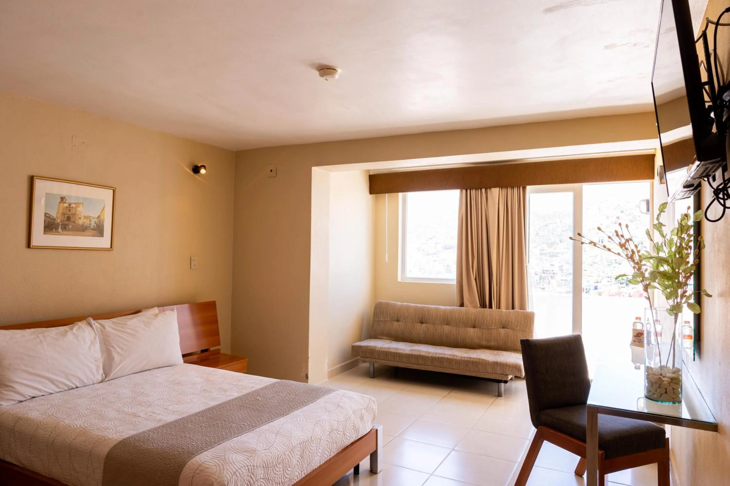 Bed in Hotel Balcón del Cielo