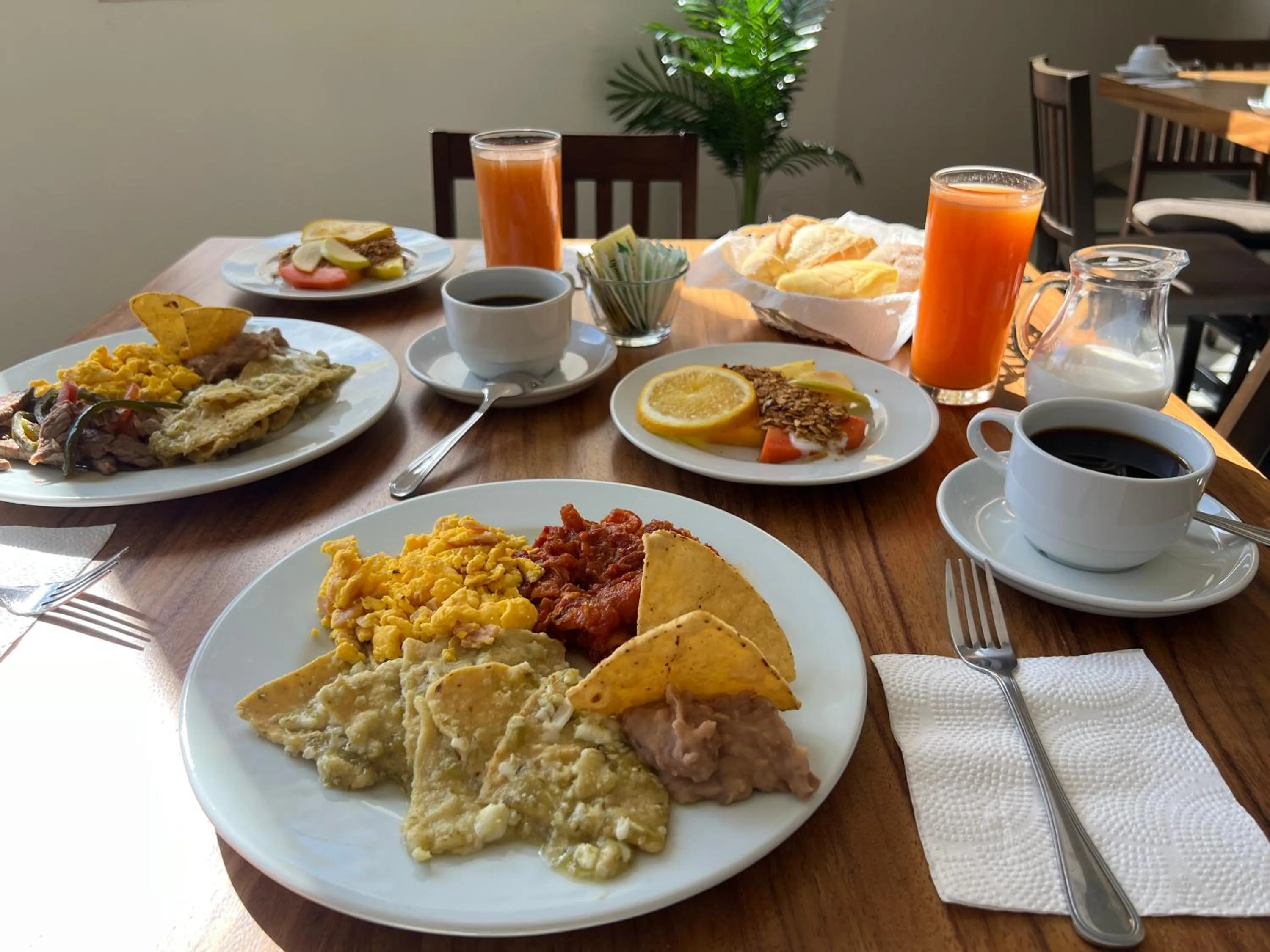 Restaurant/places to eat in Hotel Balcón del Cielo